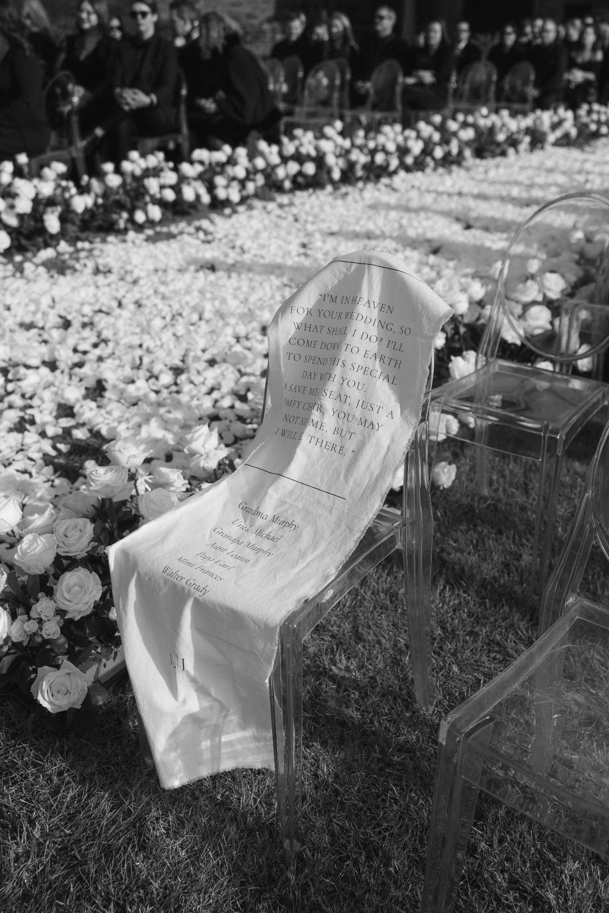 tribute ideas for loved ones at wedding