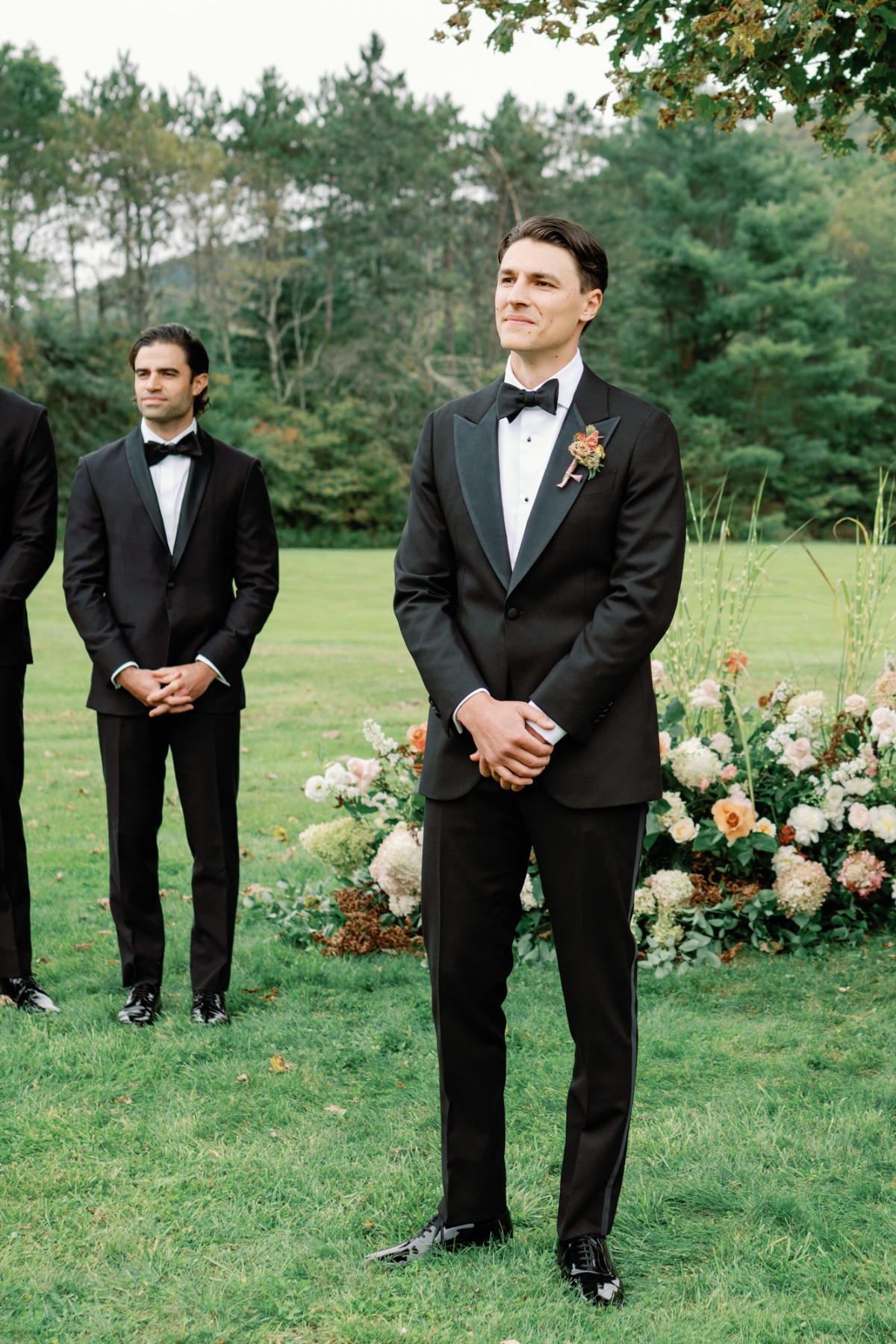 what to wear to black tie outdoor wedding