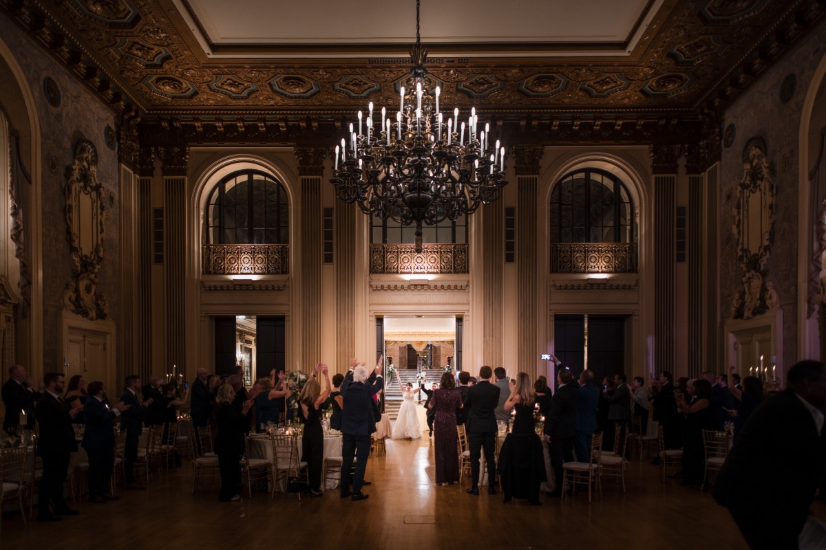 grand ballroom reception entrance