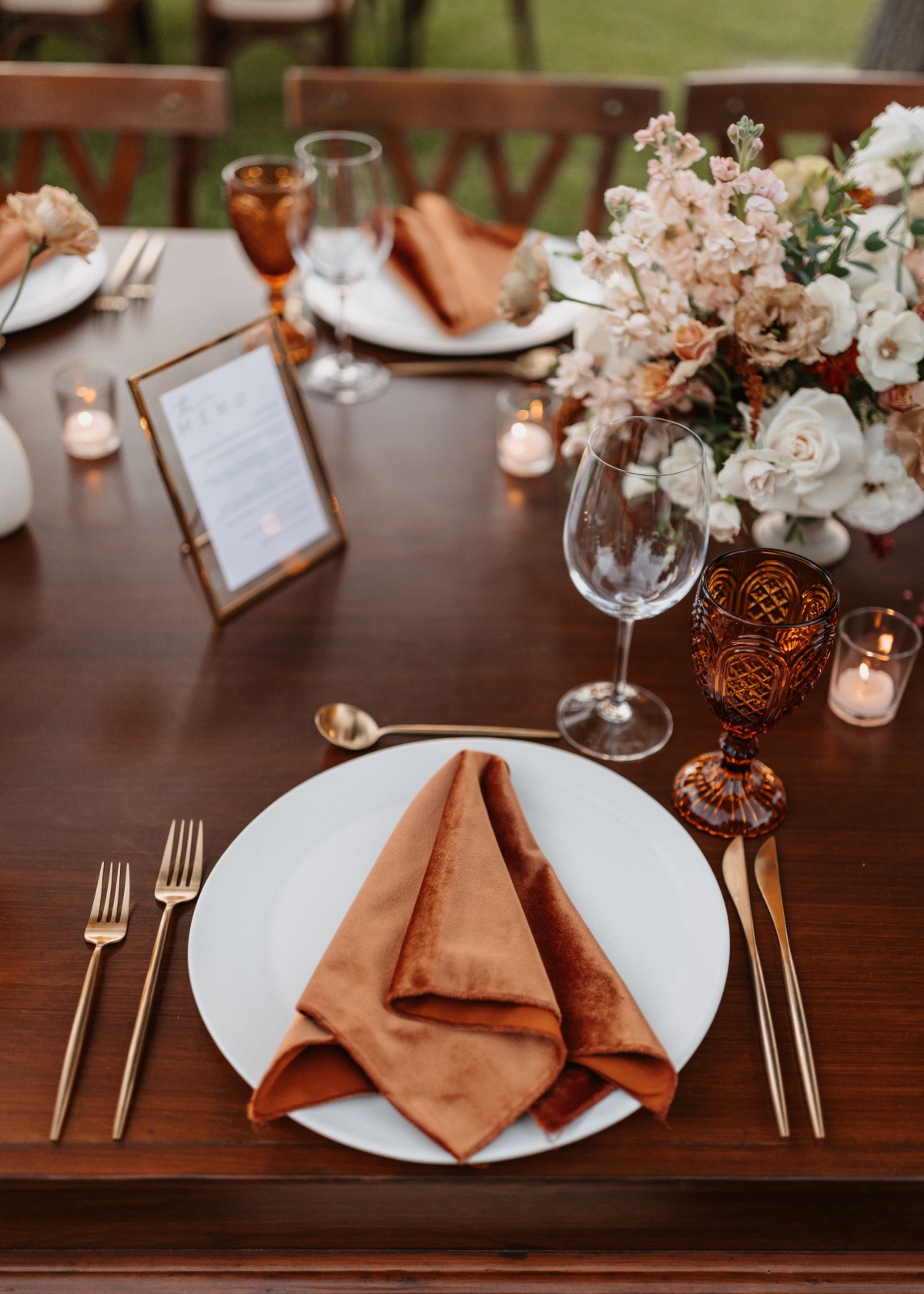 terracotta napkins