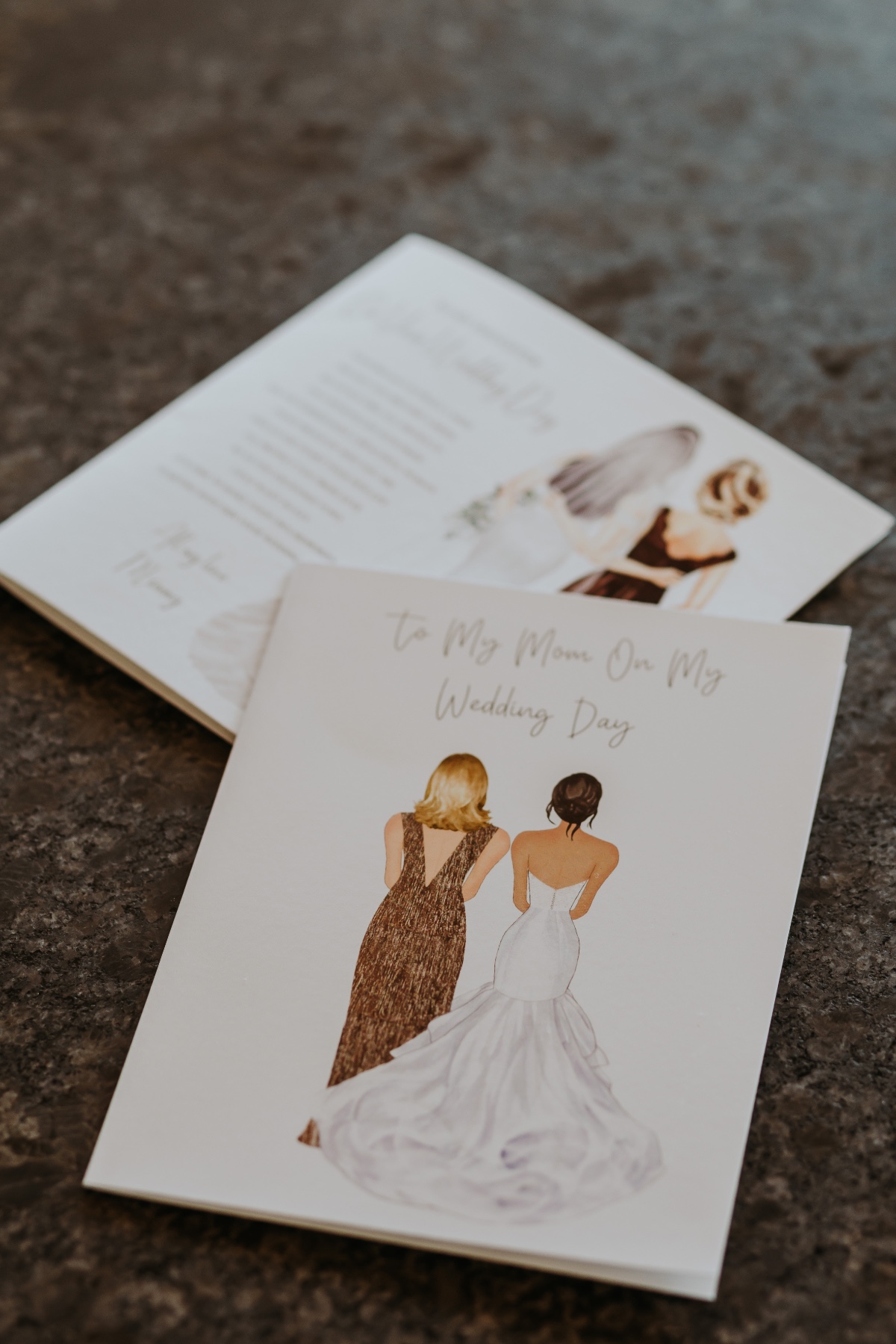 mother of the bride letter booklet