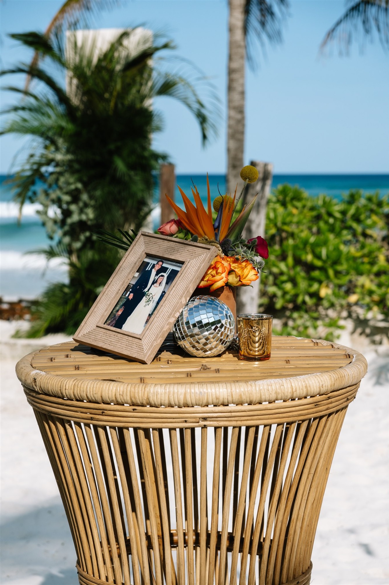 disco beach wedding ideas