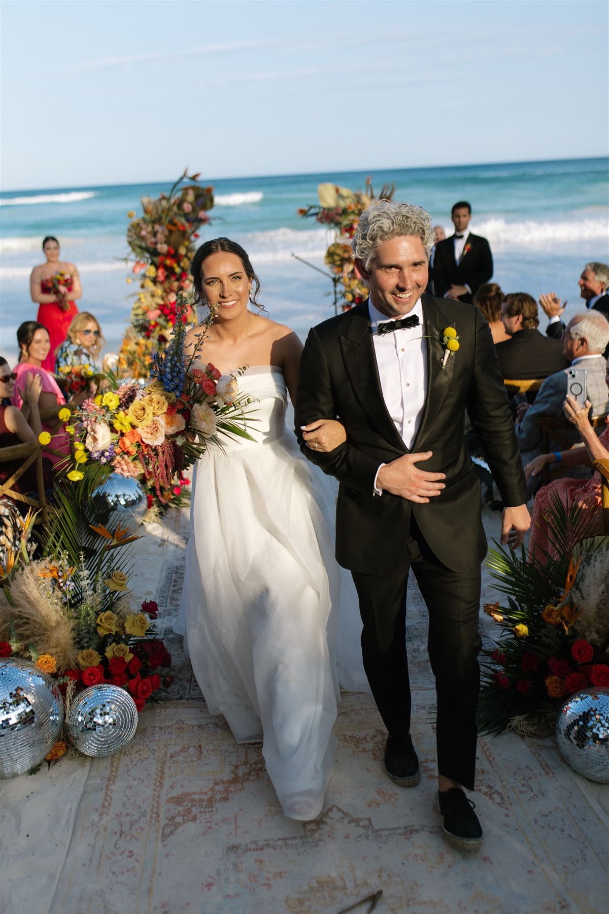 disco beach wedding inspiration