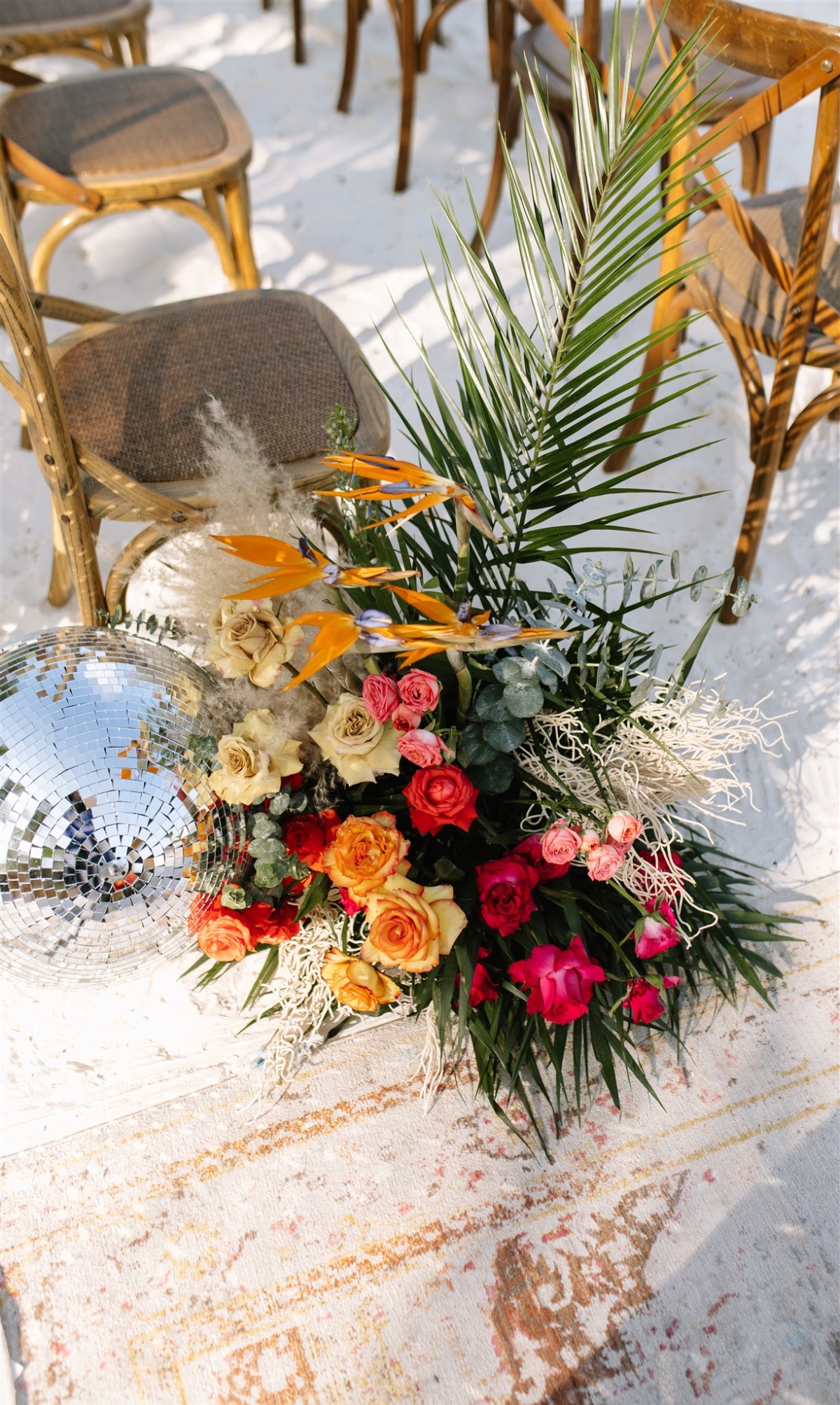 tropical wedding flowers