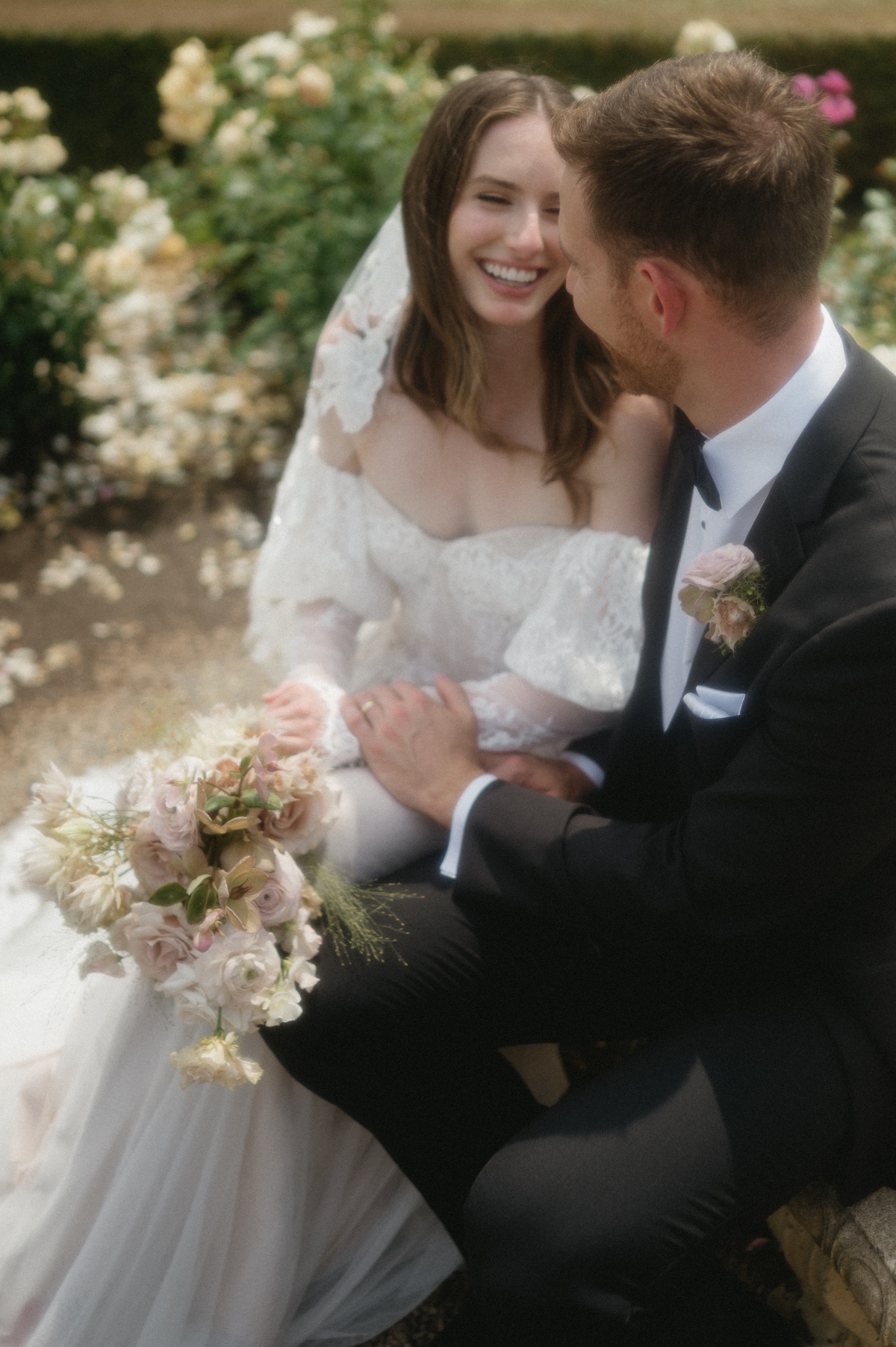 dusty rose bridal bouquet