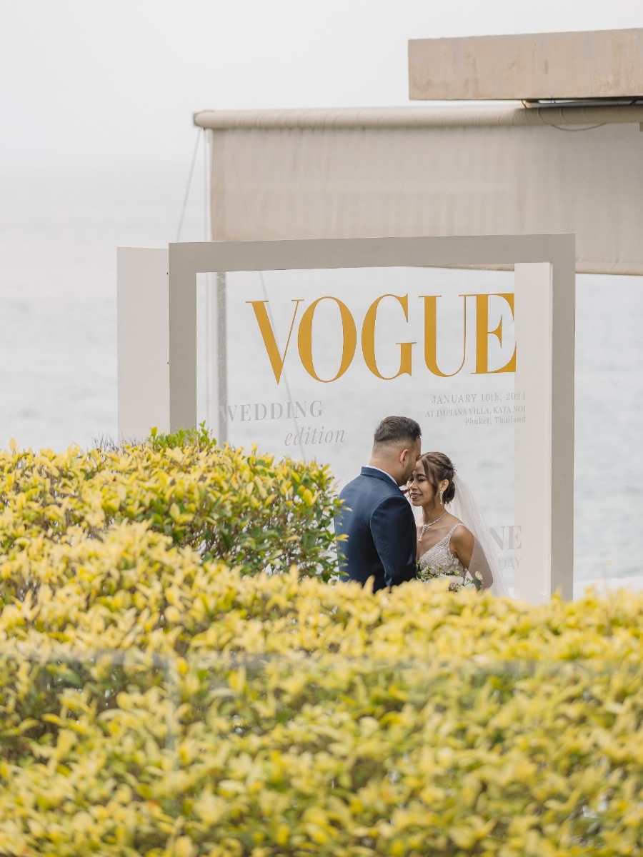 A Vogue-inspired wedding in Phuket with an emerald green dress code