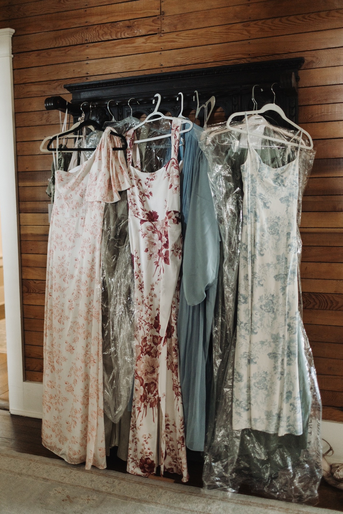 floral bridesmaid dresses