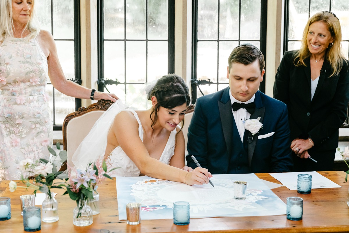 ketubah signing