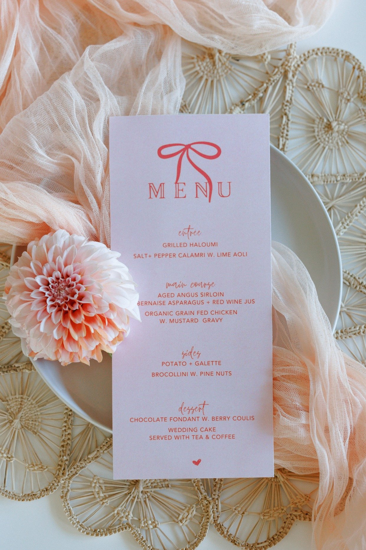 custom wedding menu from fedex office