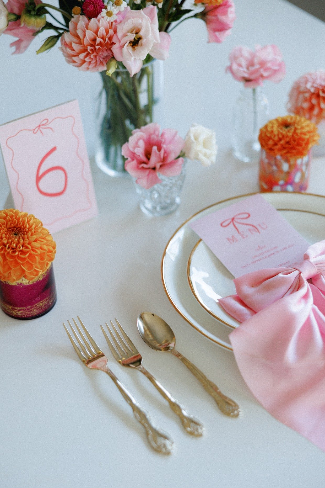 custom menu and table numbers from fedex office