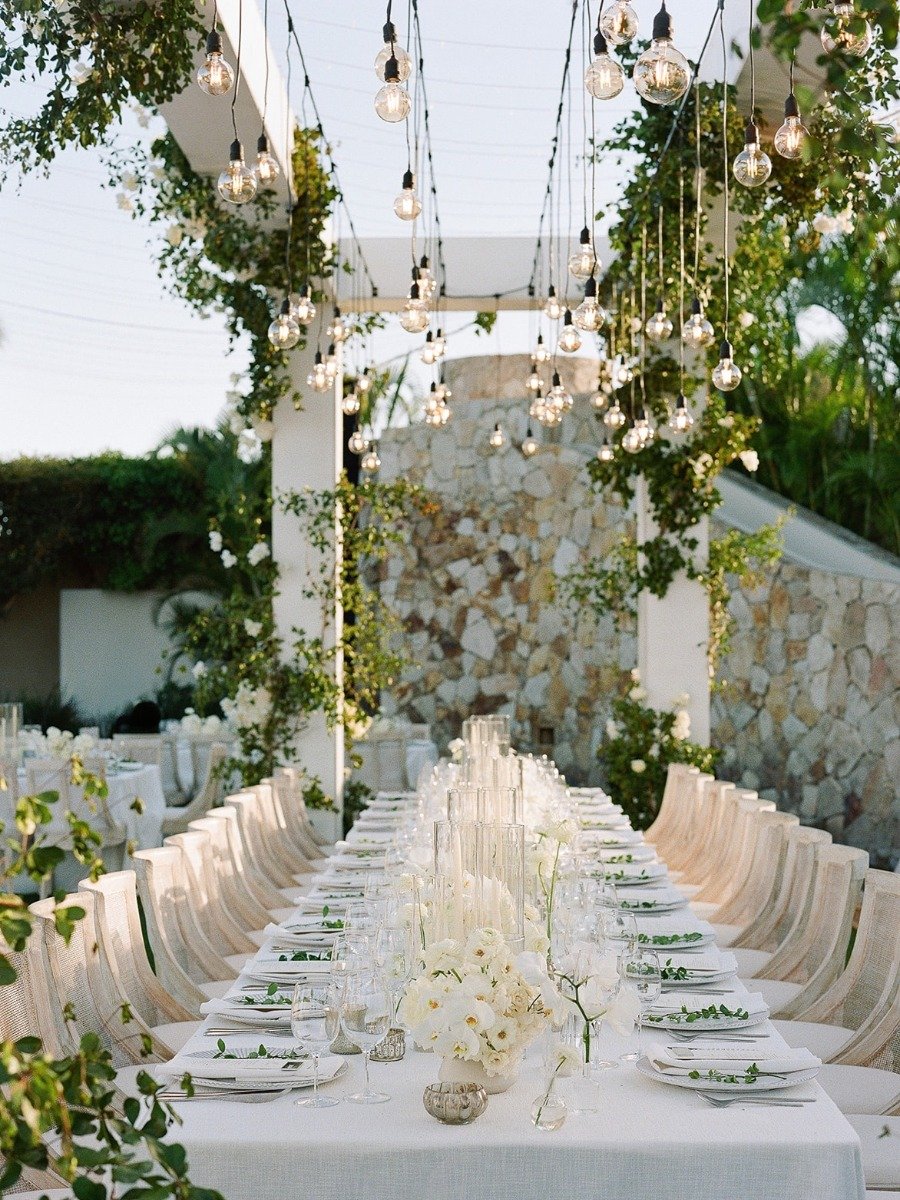 The flowers were the biggest splurge at this timeless wedding in cabo