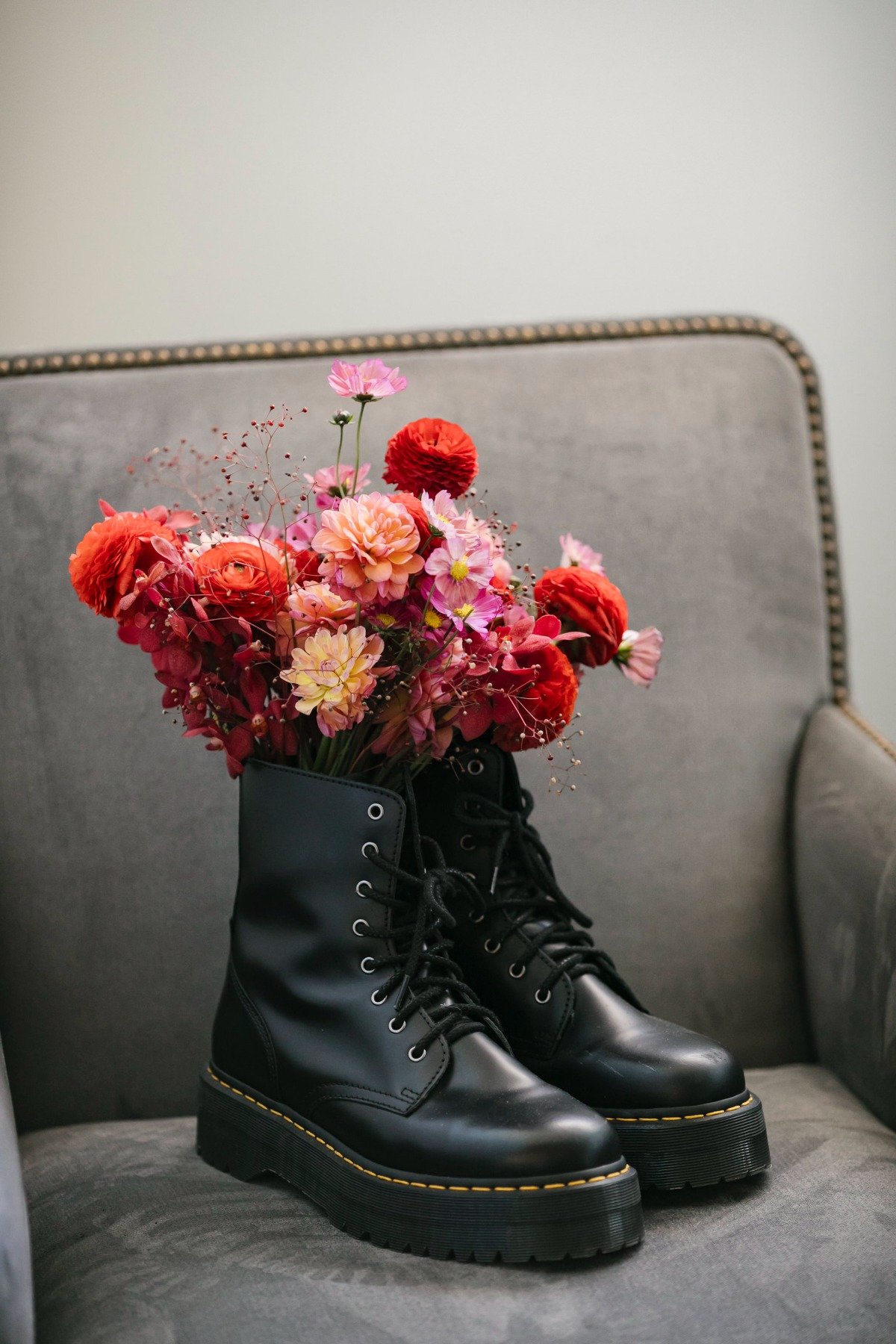 blood red flowers