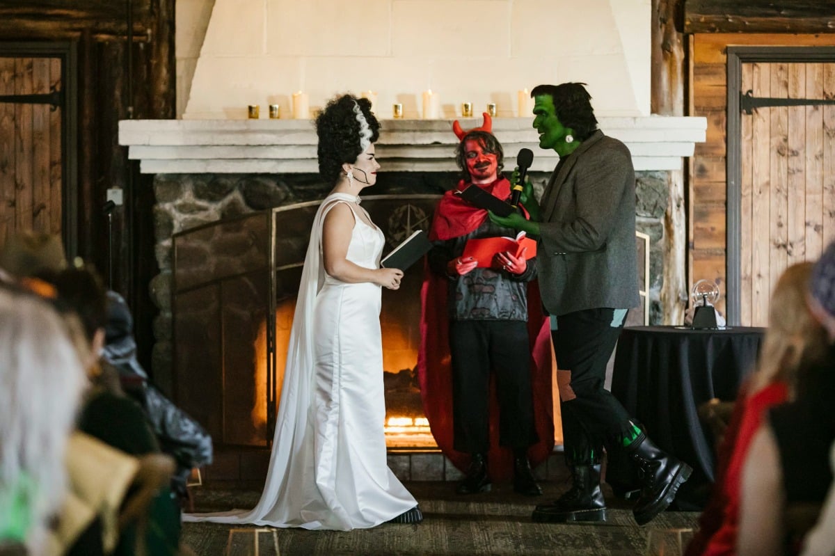 halloween themed wedding