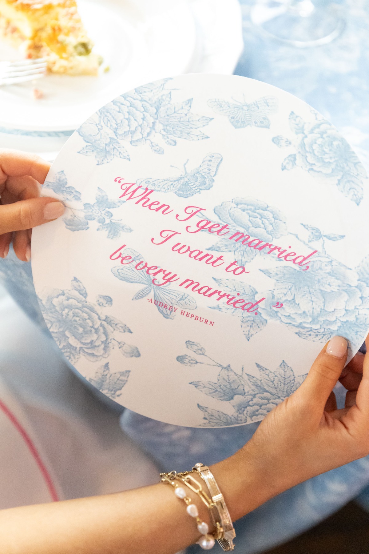 toile print stationary for weddings 