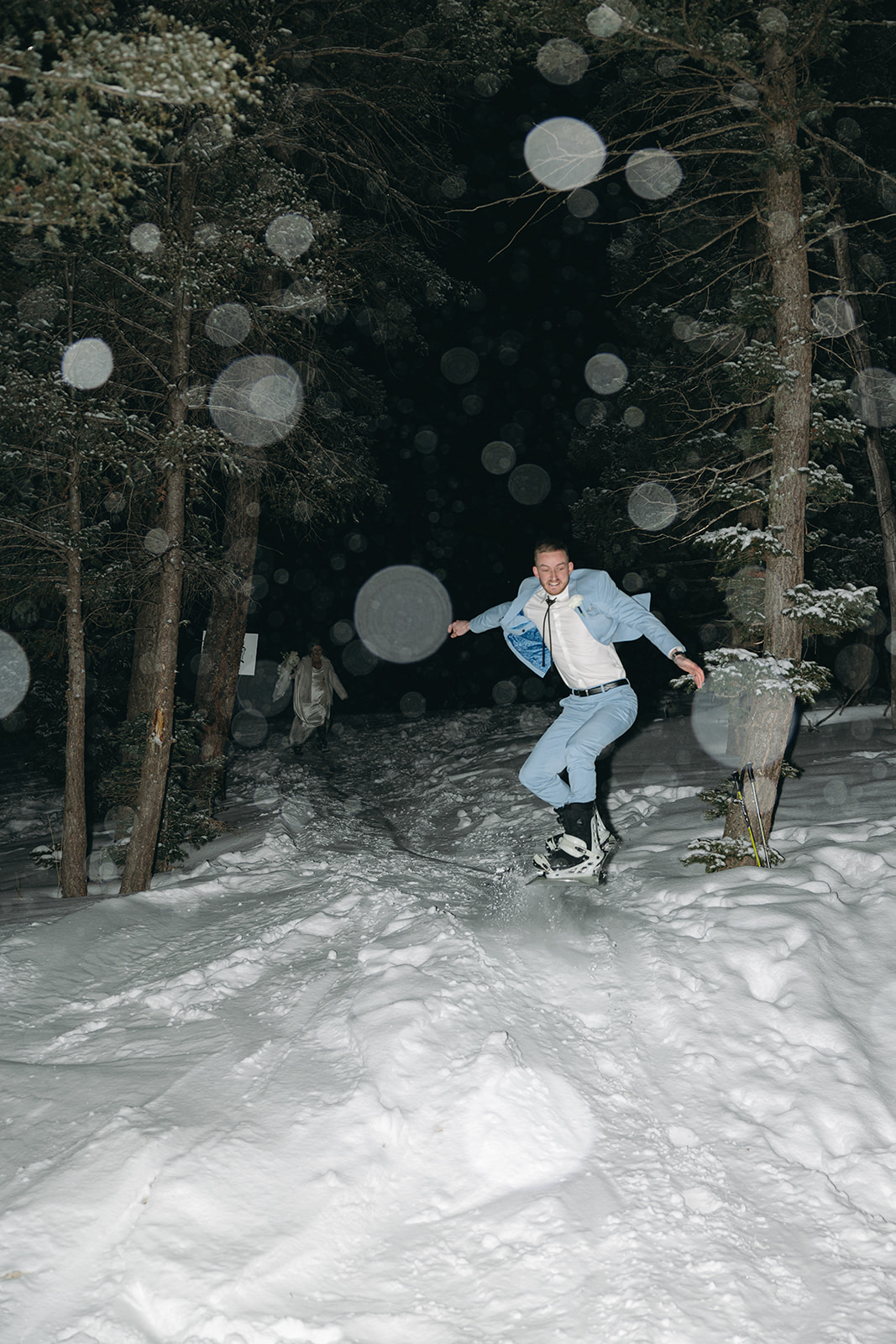 snowboarding wedding