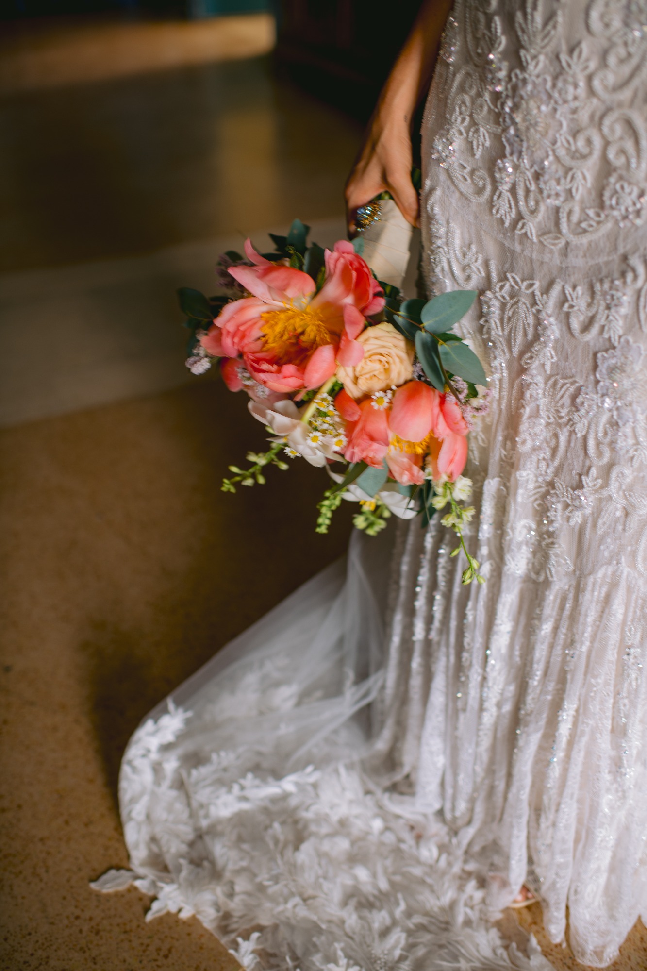 summer bridal bouquet