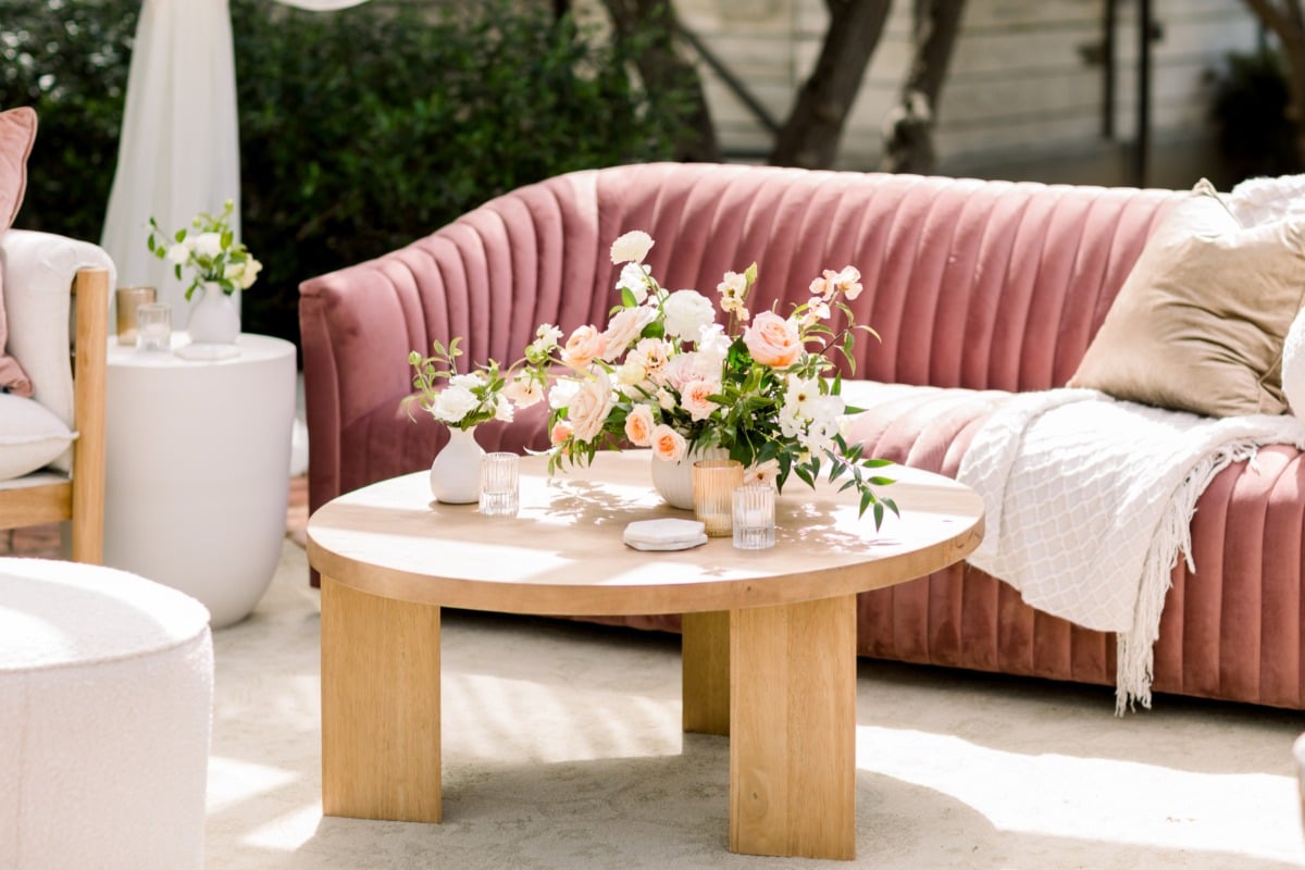 peach and wine furniture