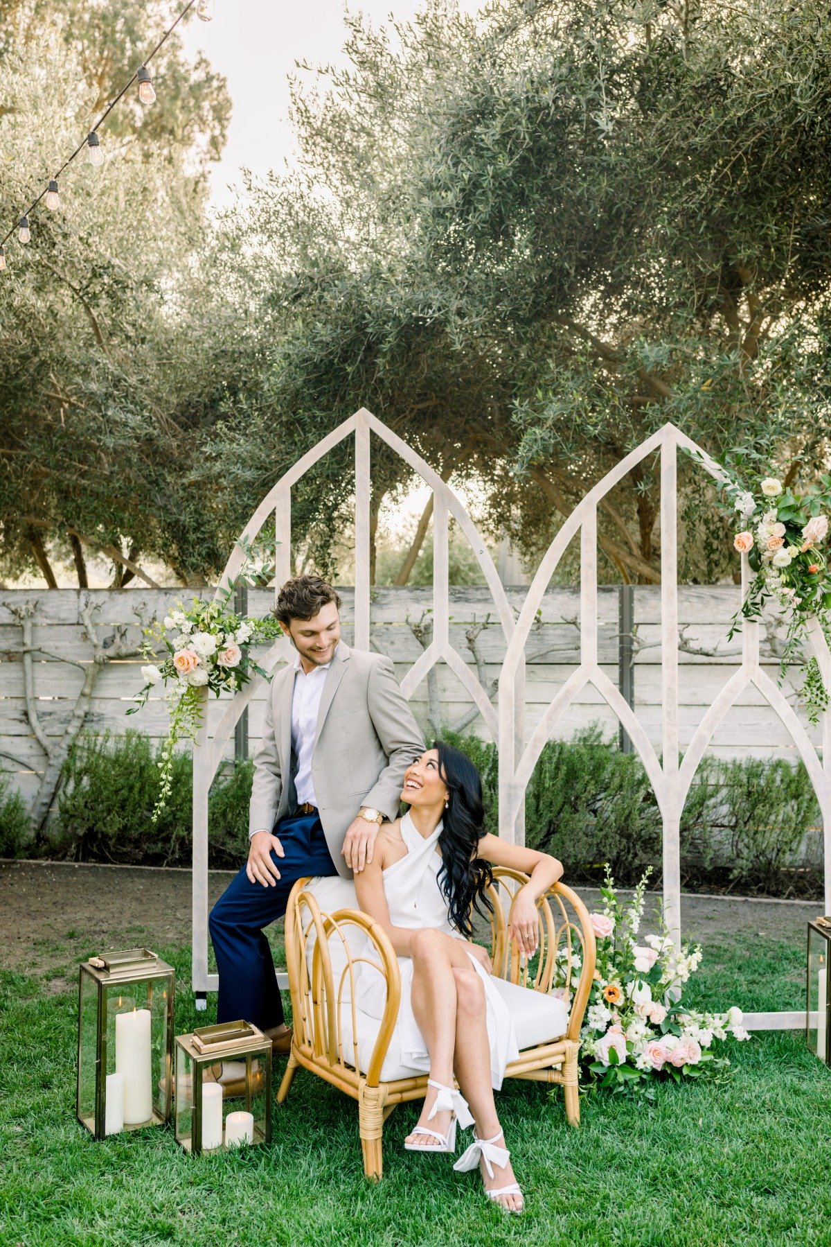 rustic wedding photo opp