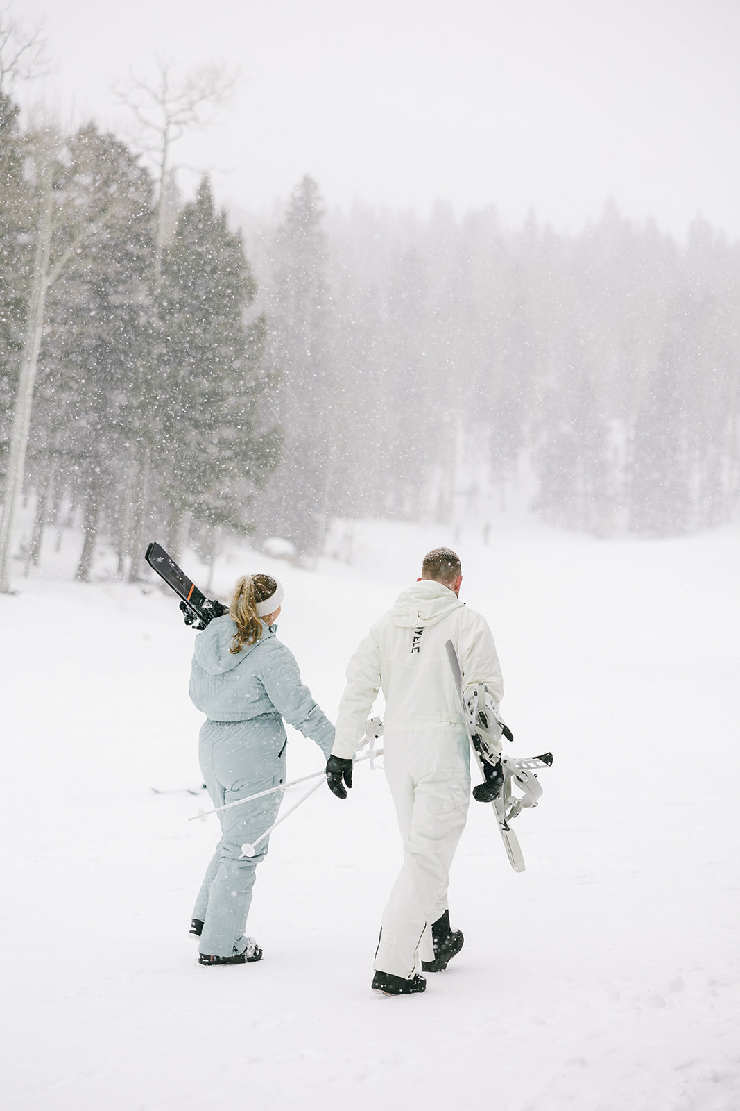 ski-themed wedding