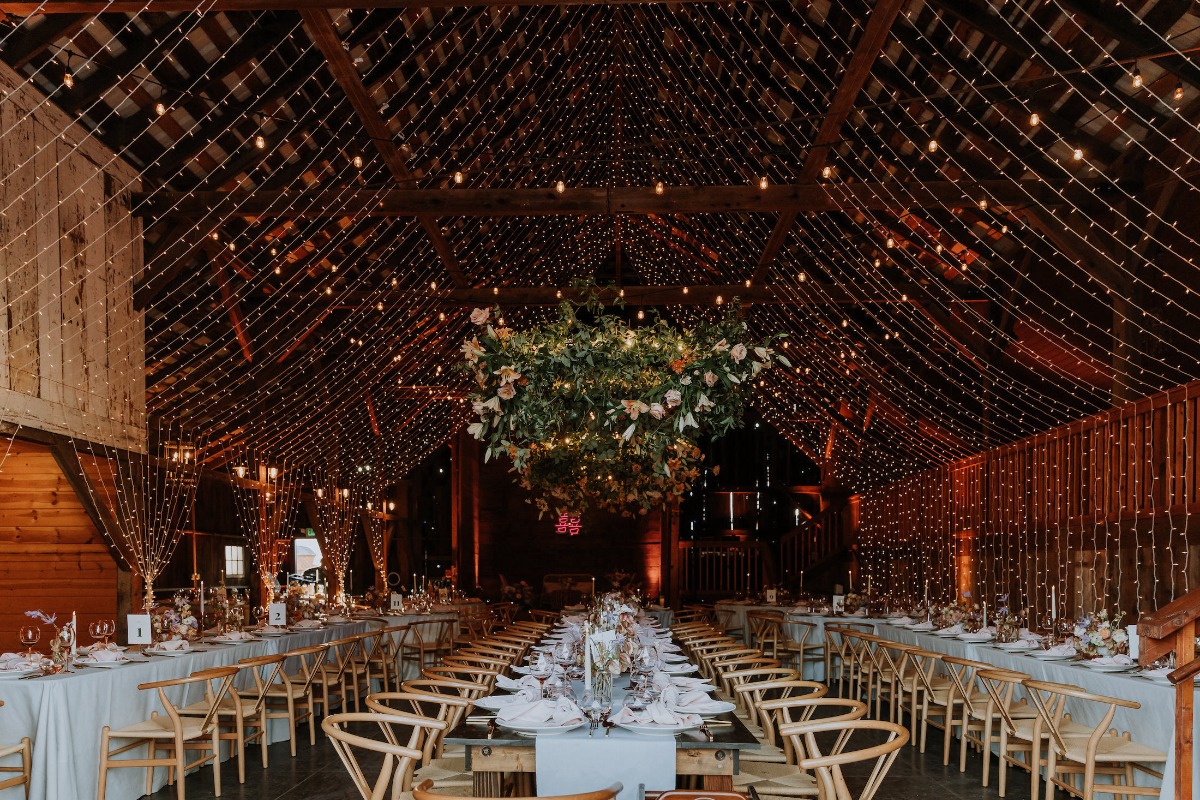 waterfall string lights