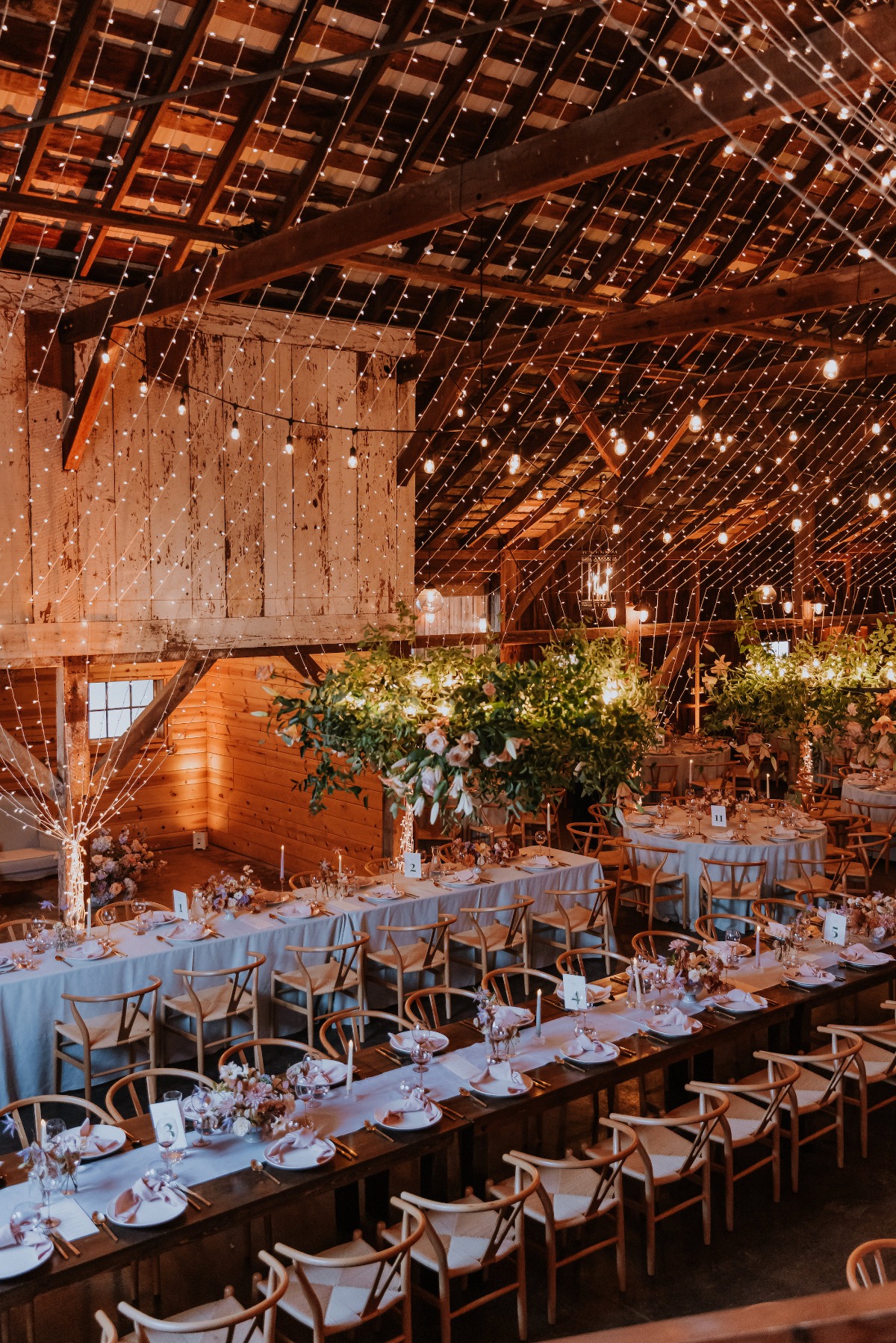 hanging greenery installations