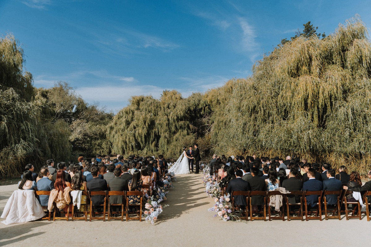 desert wedding ceremony