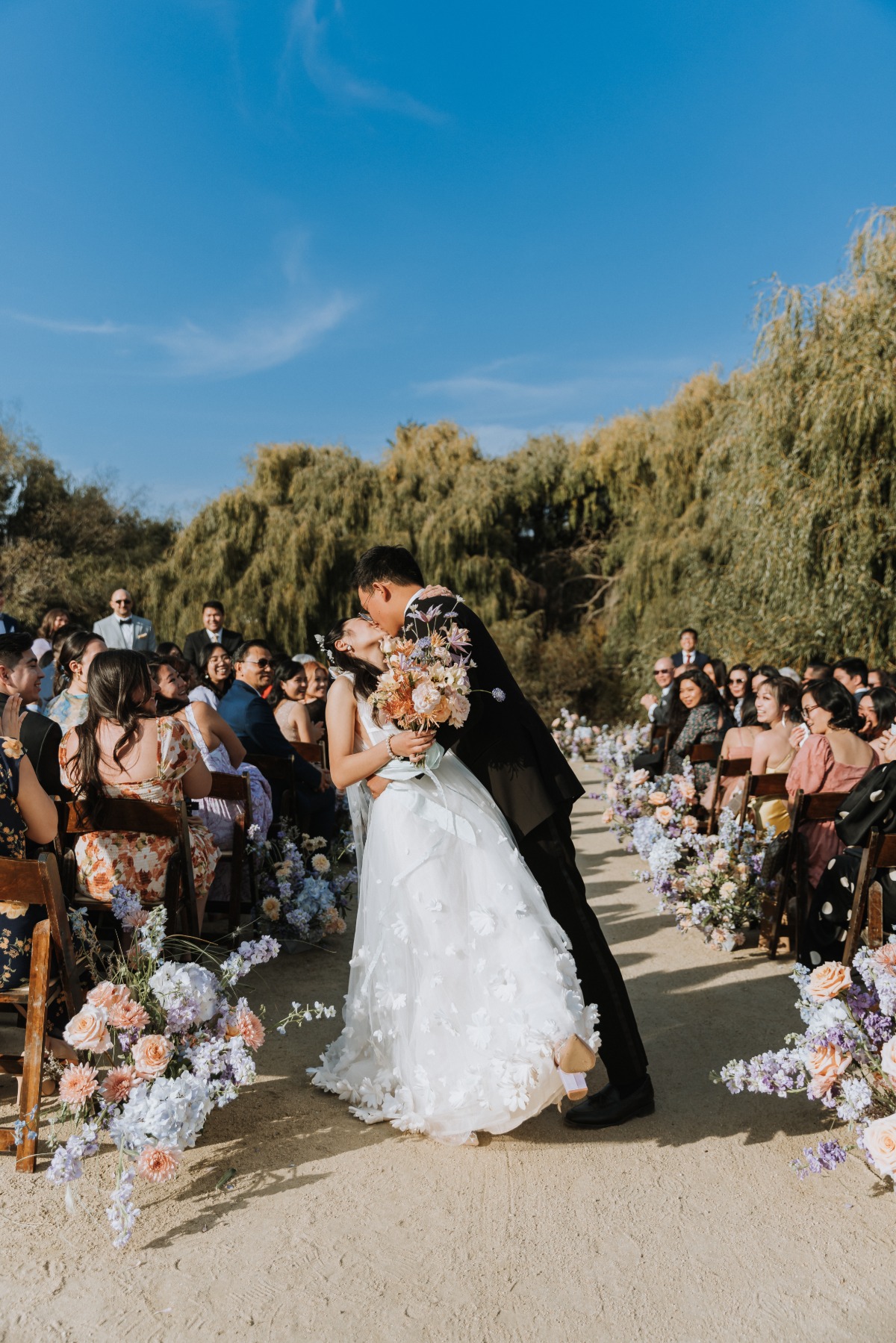 outdoor desert wedding ceremony