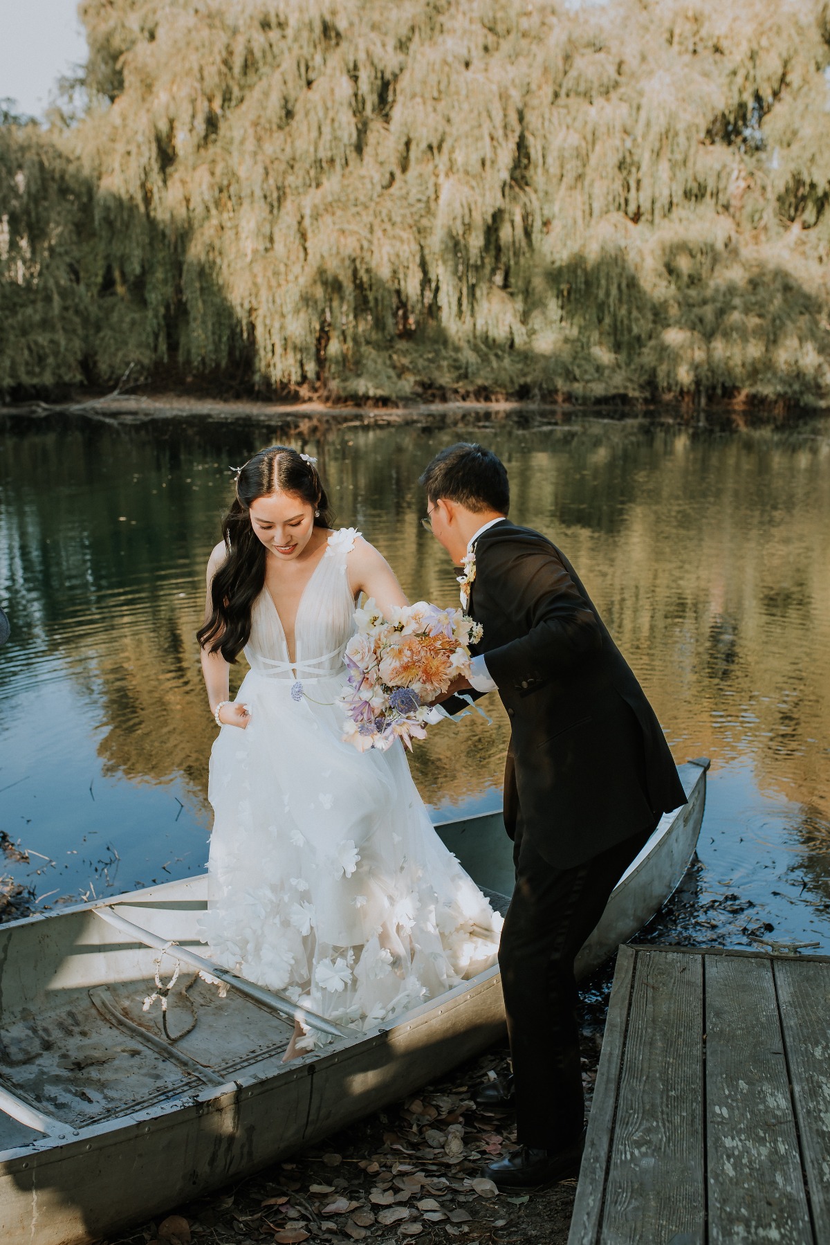 wedding canoe 