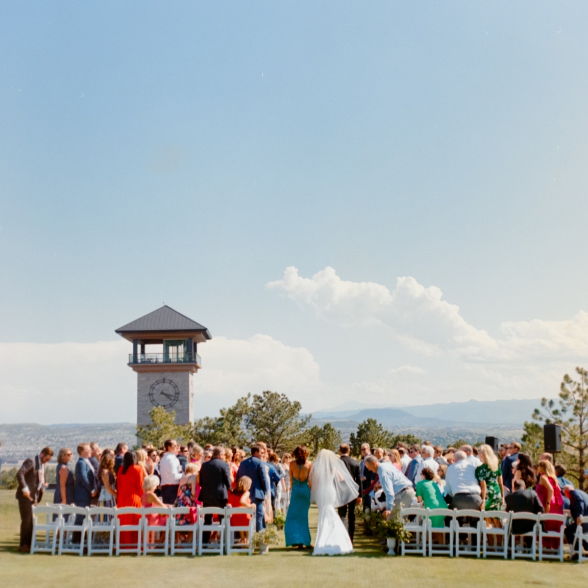 clock tower wedding