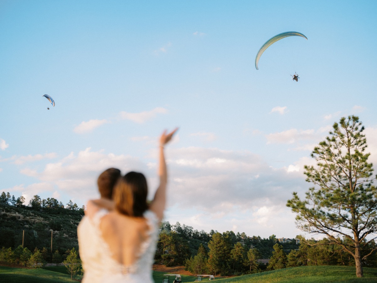 parasail wedding