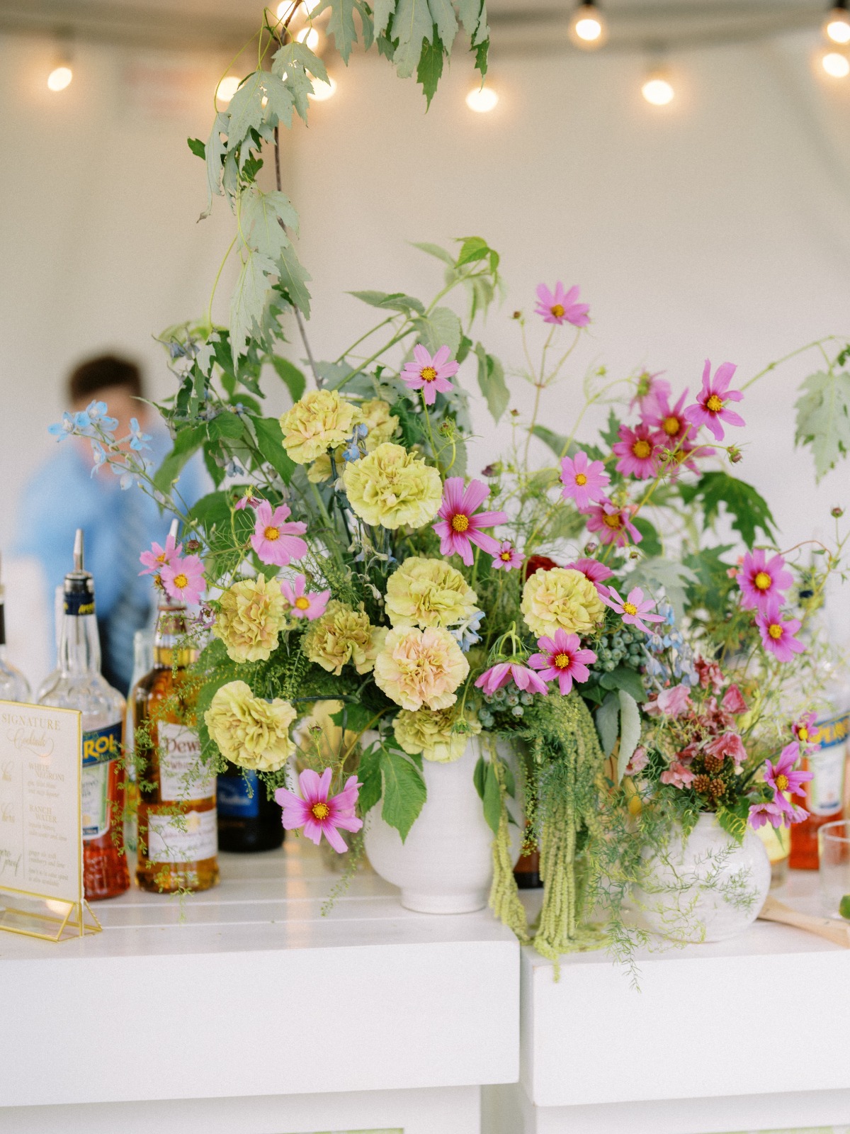 wildflower centerpieces