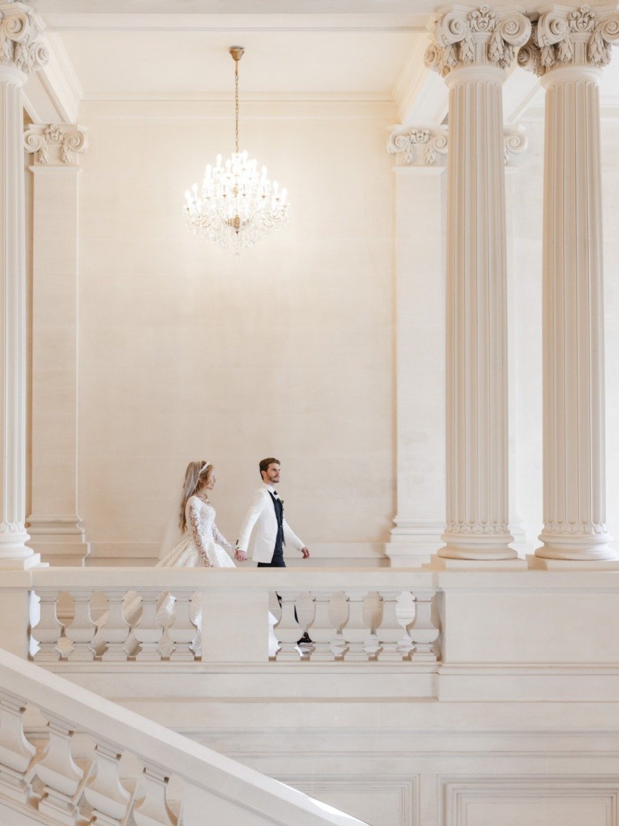 The luxe Parisian château wedding every princess dreams of