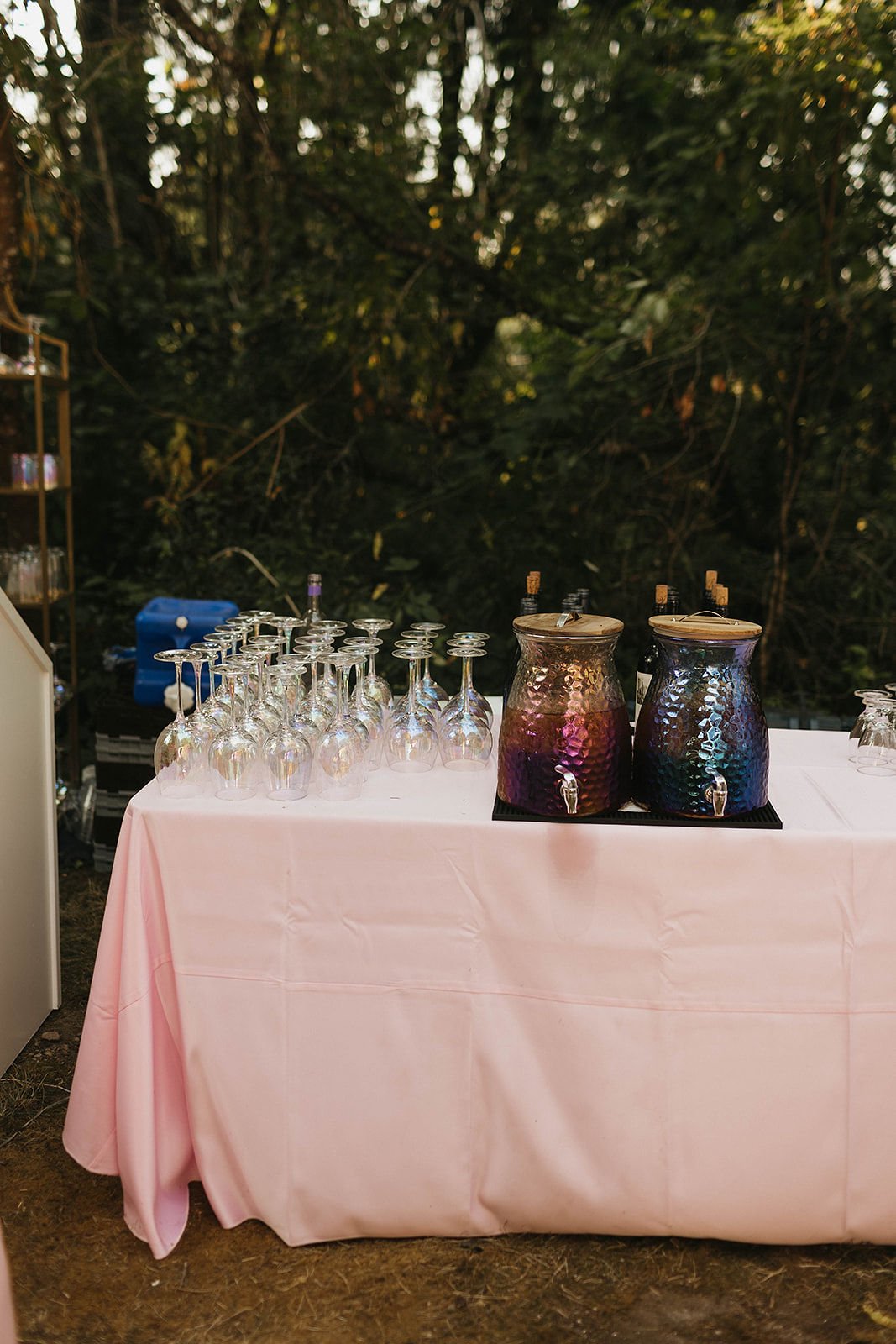 iridescent beverage dispensers