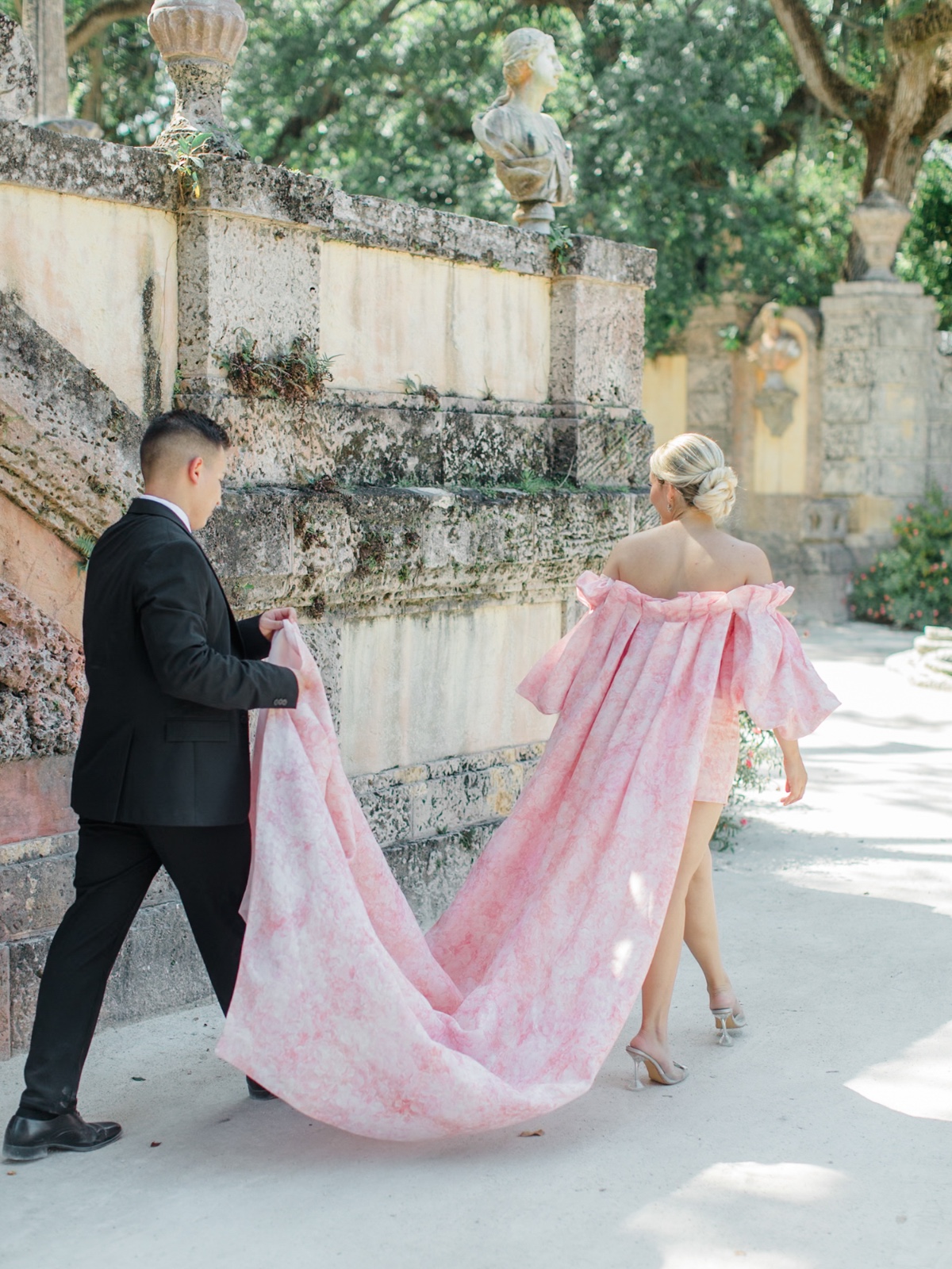 pink mini dress for wedding