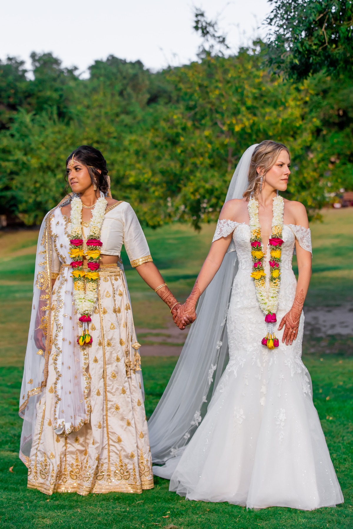 indian and western fusion wedding ideas