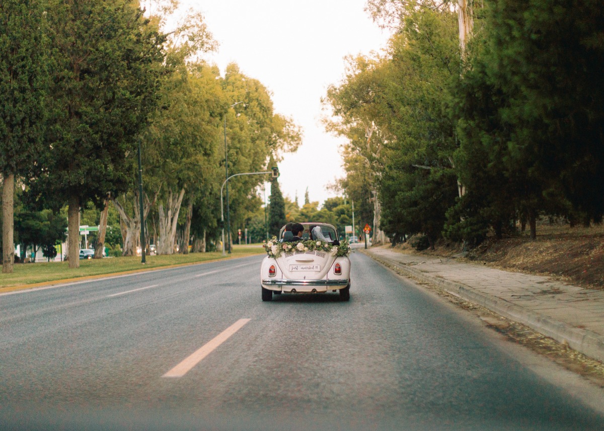 vintage getaway car