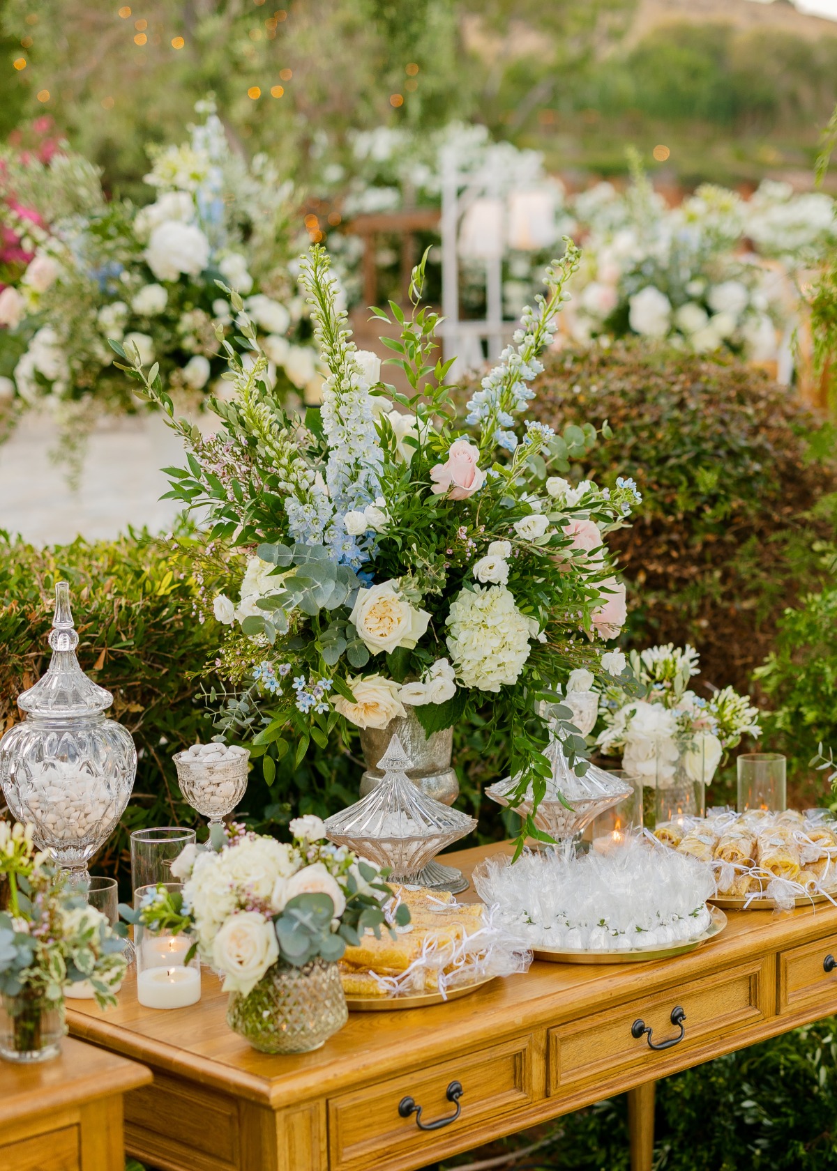 Greek dessert table