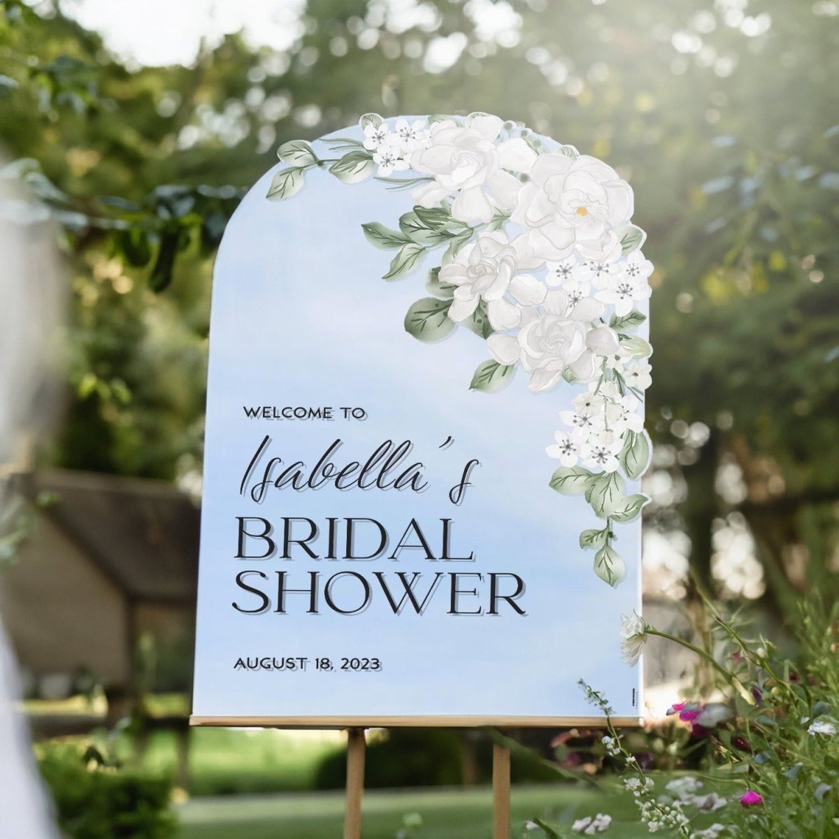 custom mirrored wedding sign by speedy orders