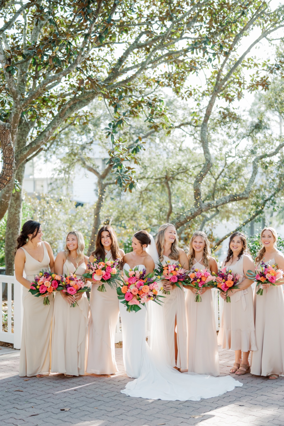 champagne bridesmaid dresses