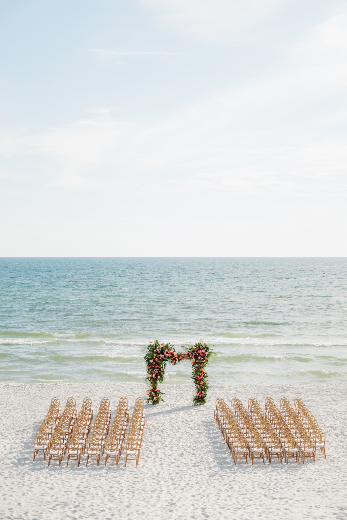 tropical beach wedding