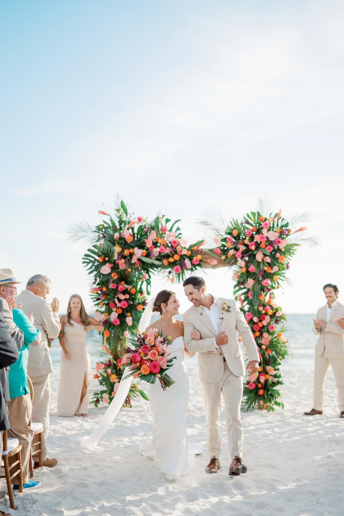 Emerald Coast beach wedding