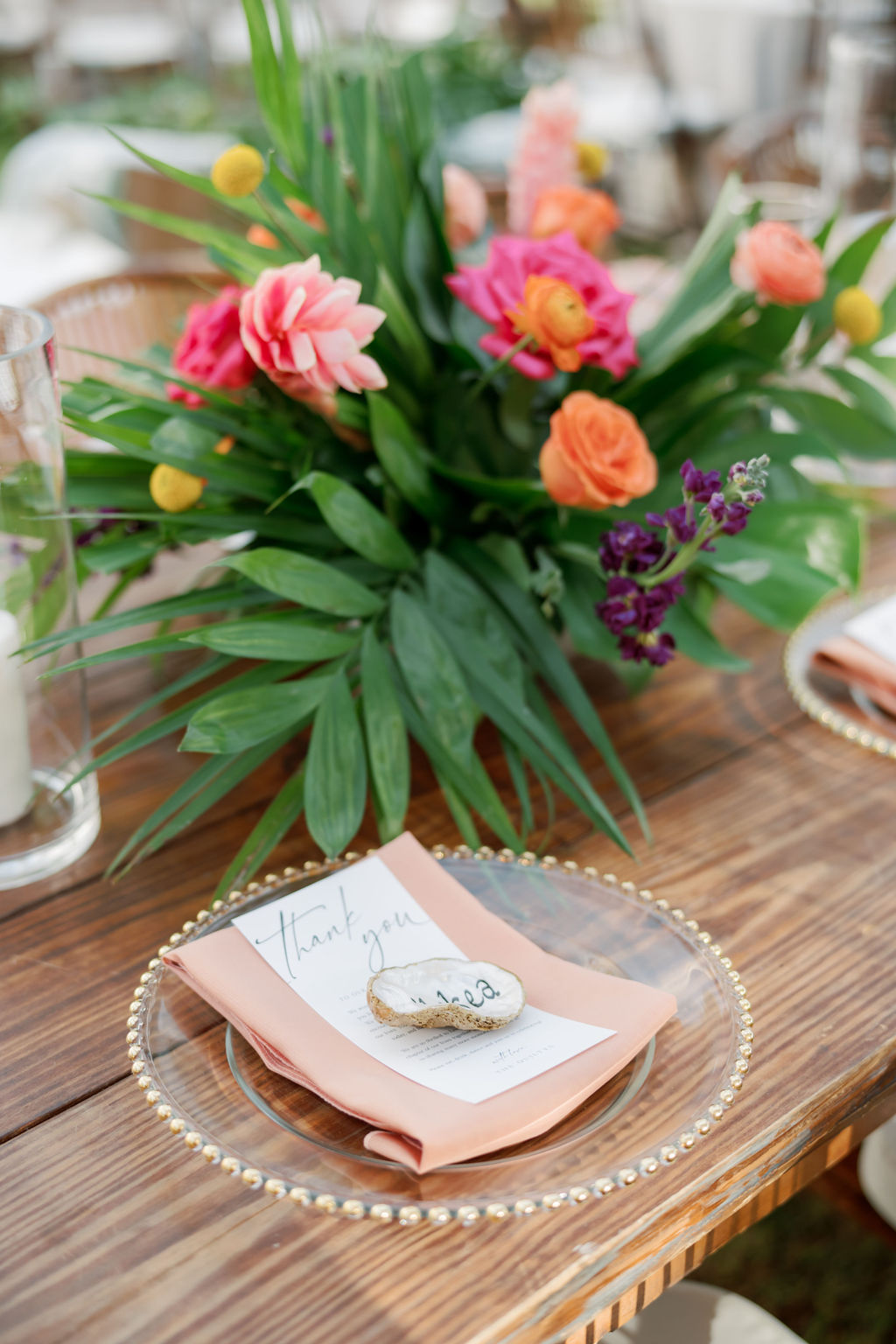 oyster shell placecards