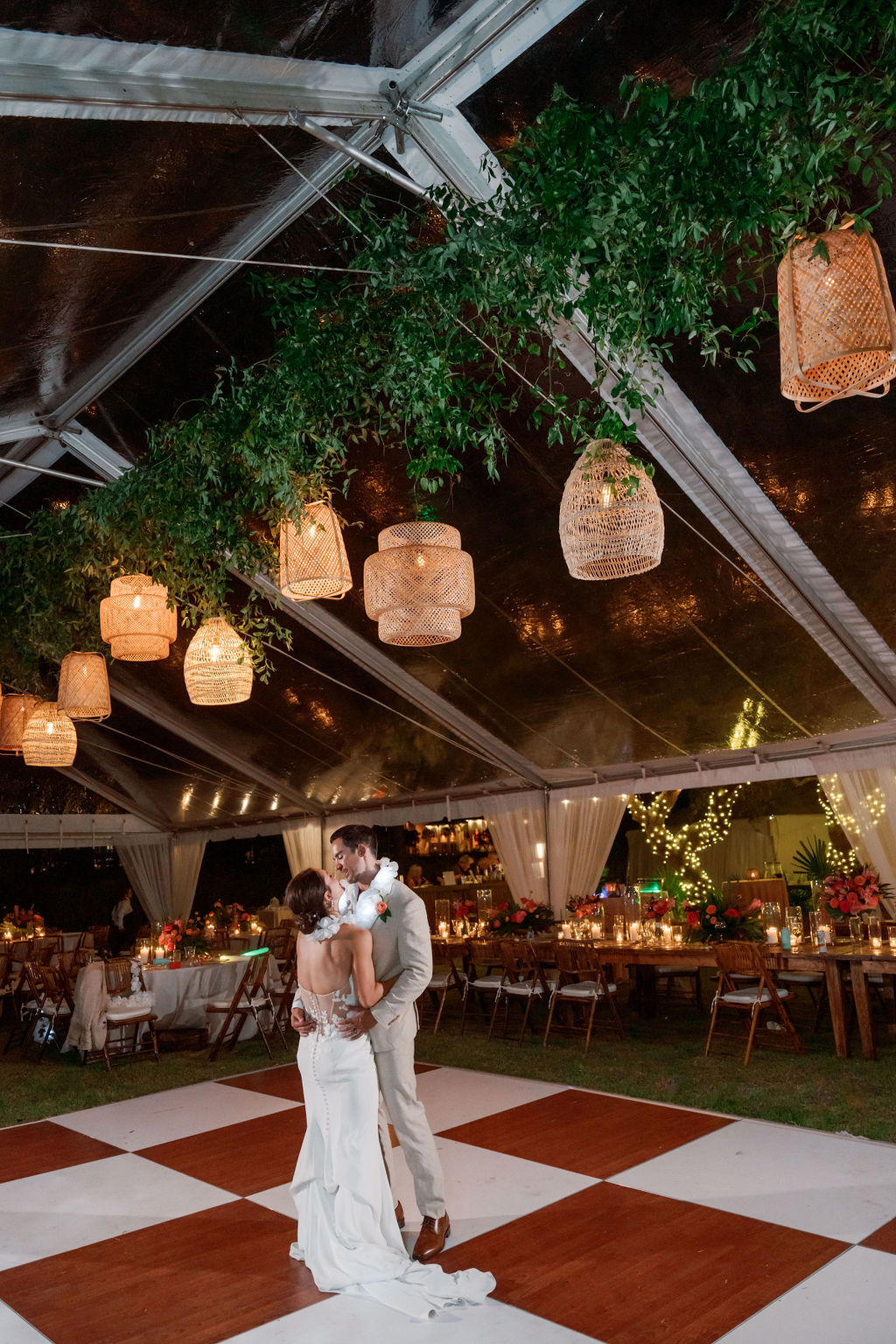 checkerboard dance floor