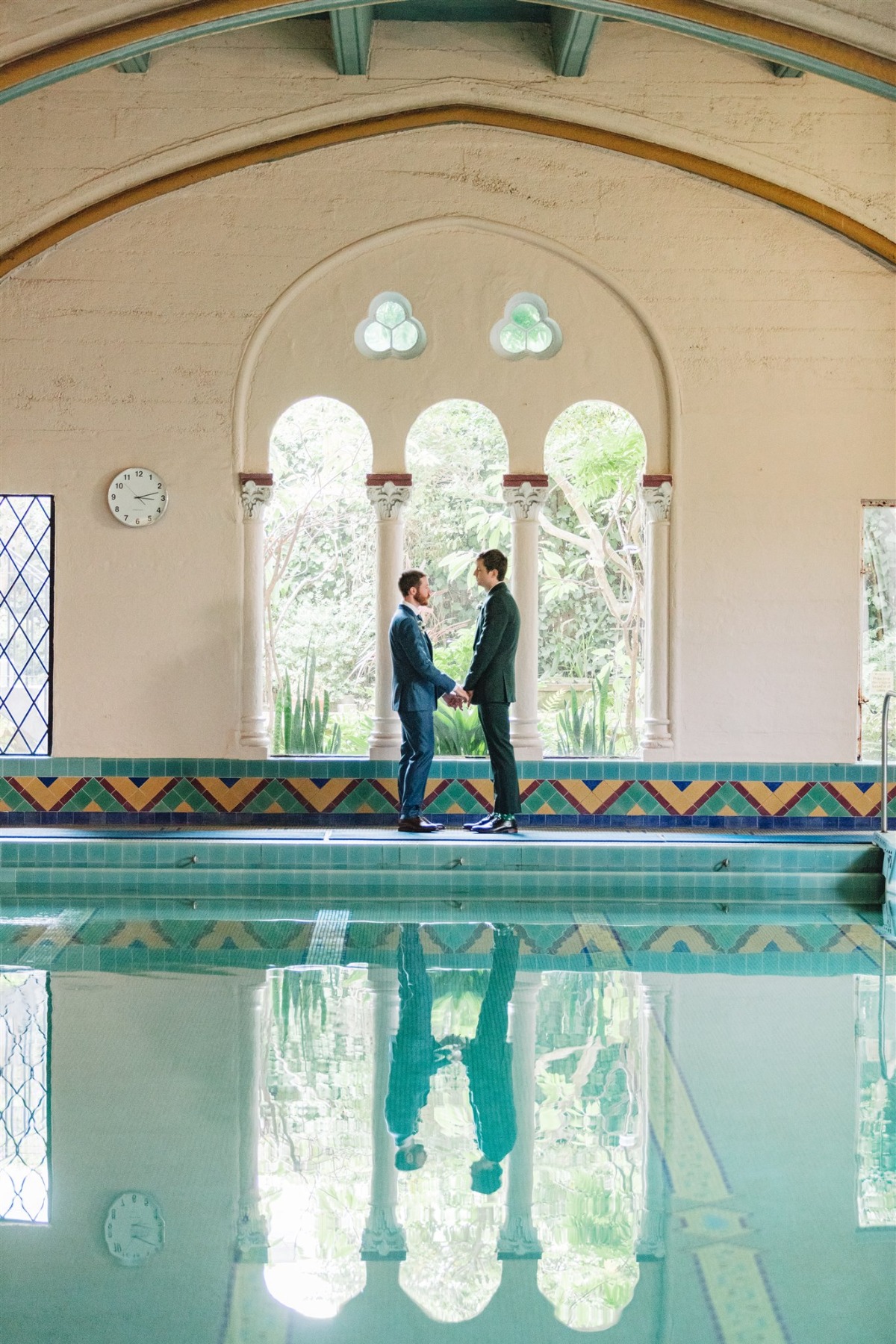 indoor pool wedding venue