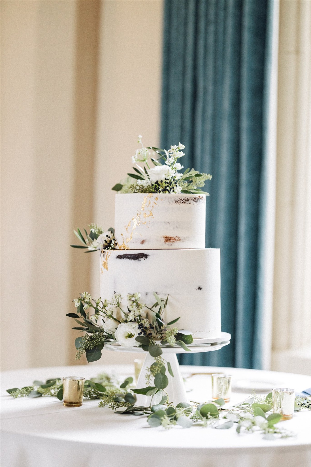 rustic buttercream wedding cake ideas