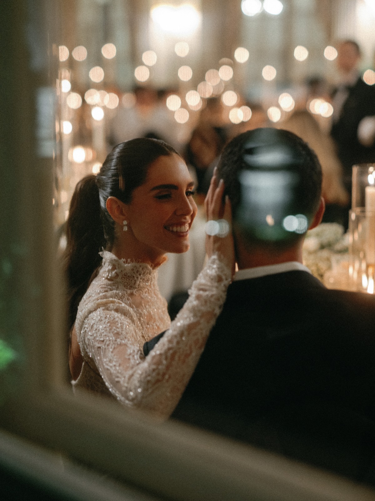 10-carat diamond wedding earrings