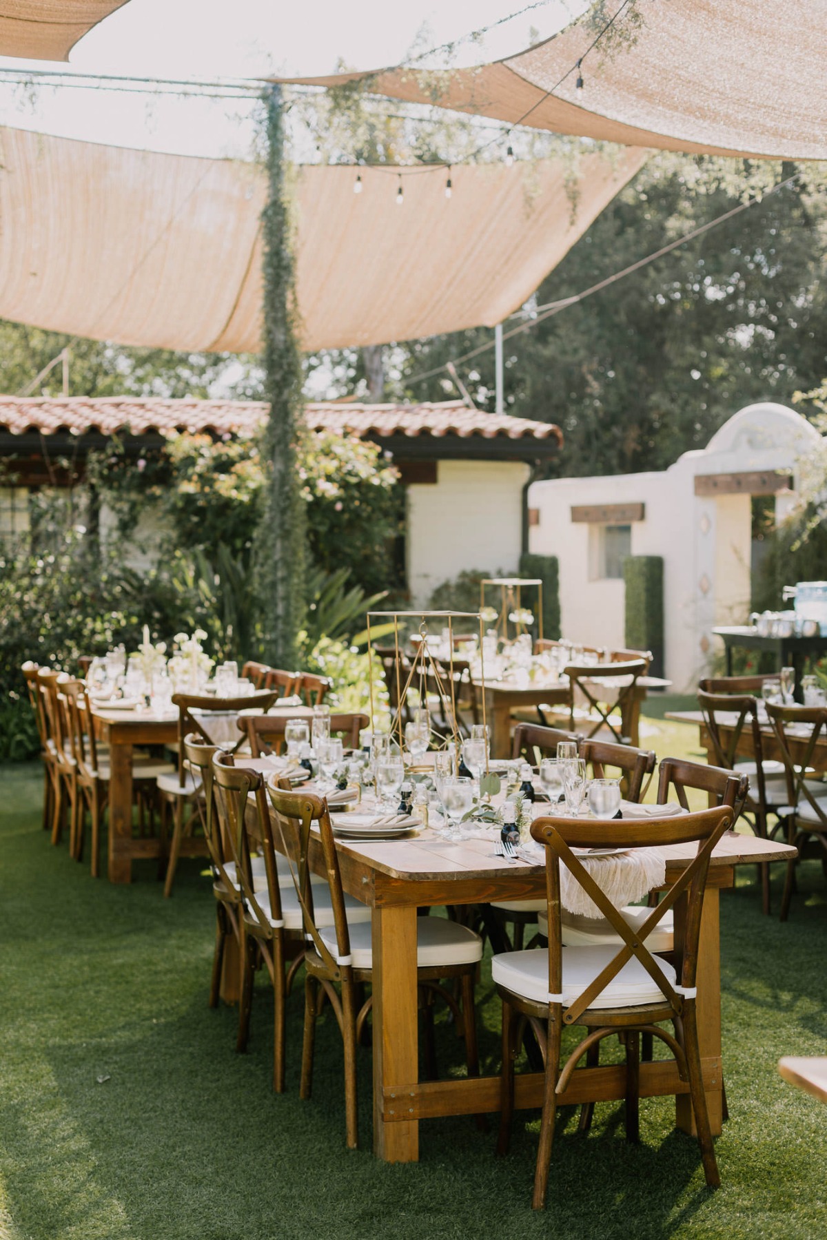 rustic outdoor garden wedding in california