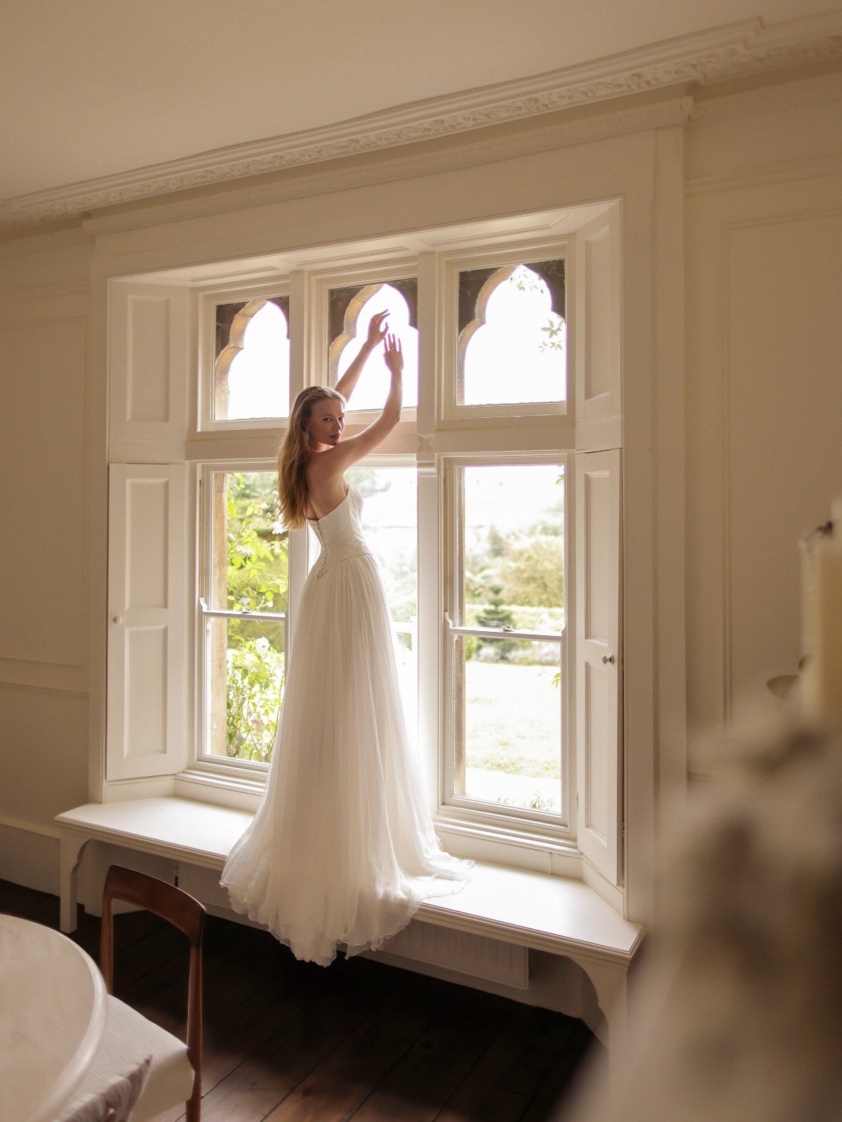 Strapless Tulle Wedding Gown