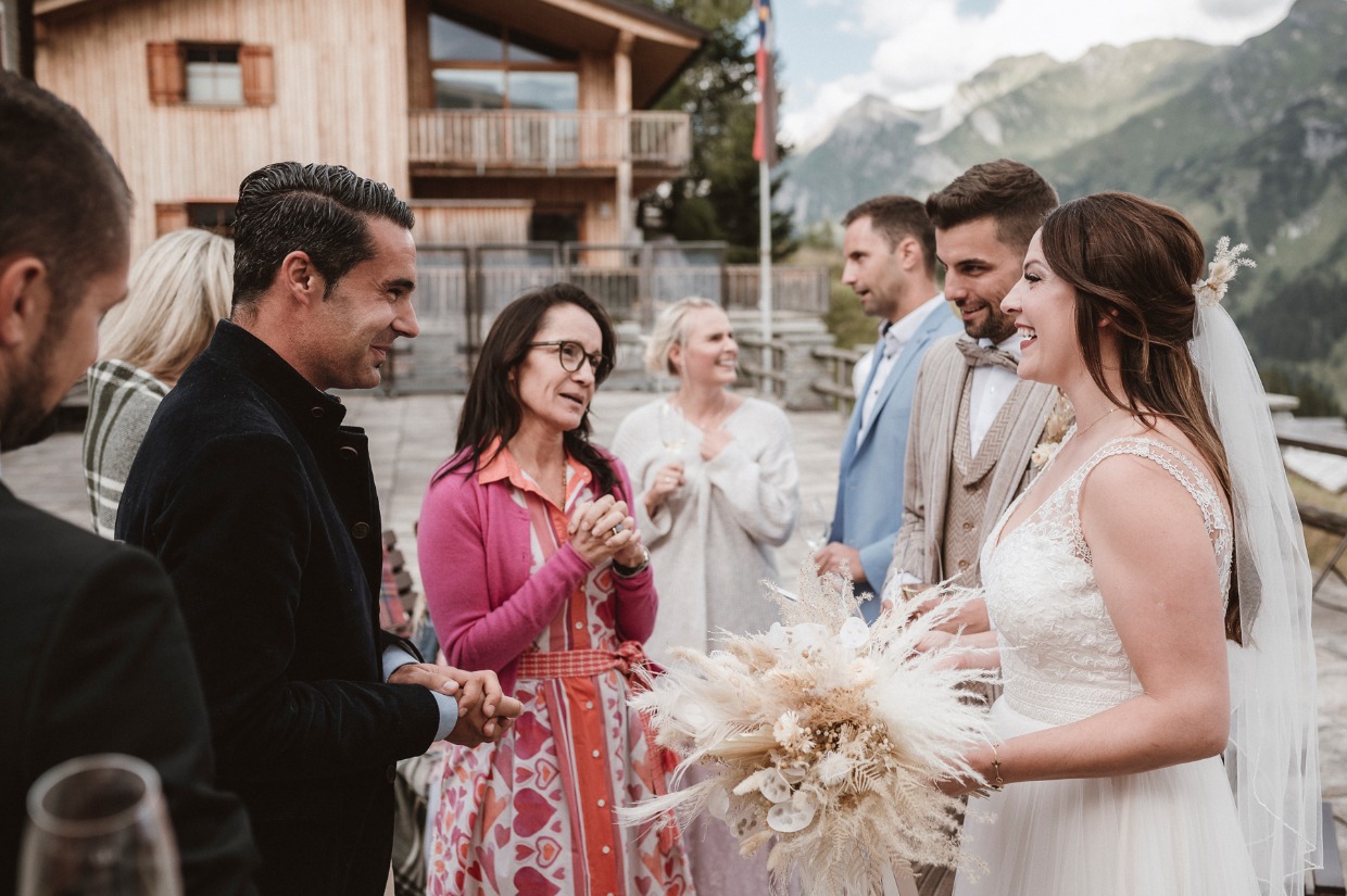 alps destination wedding at Hotel Goldener Berg