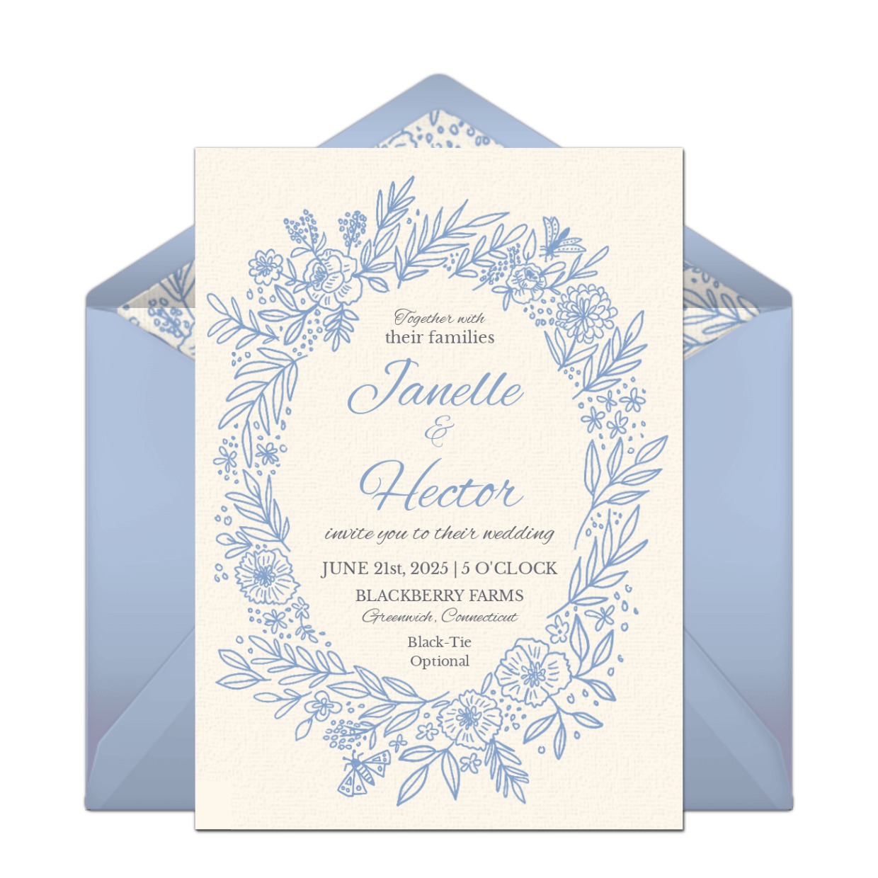 Lovebird has beautiful digital wedding invites